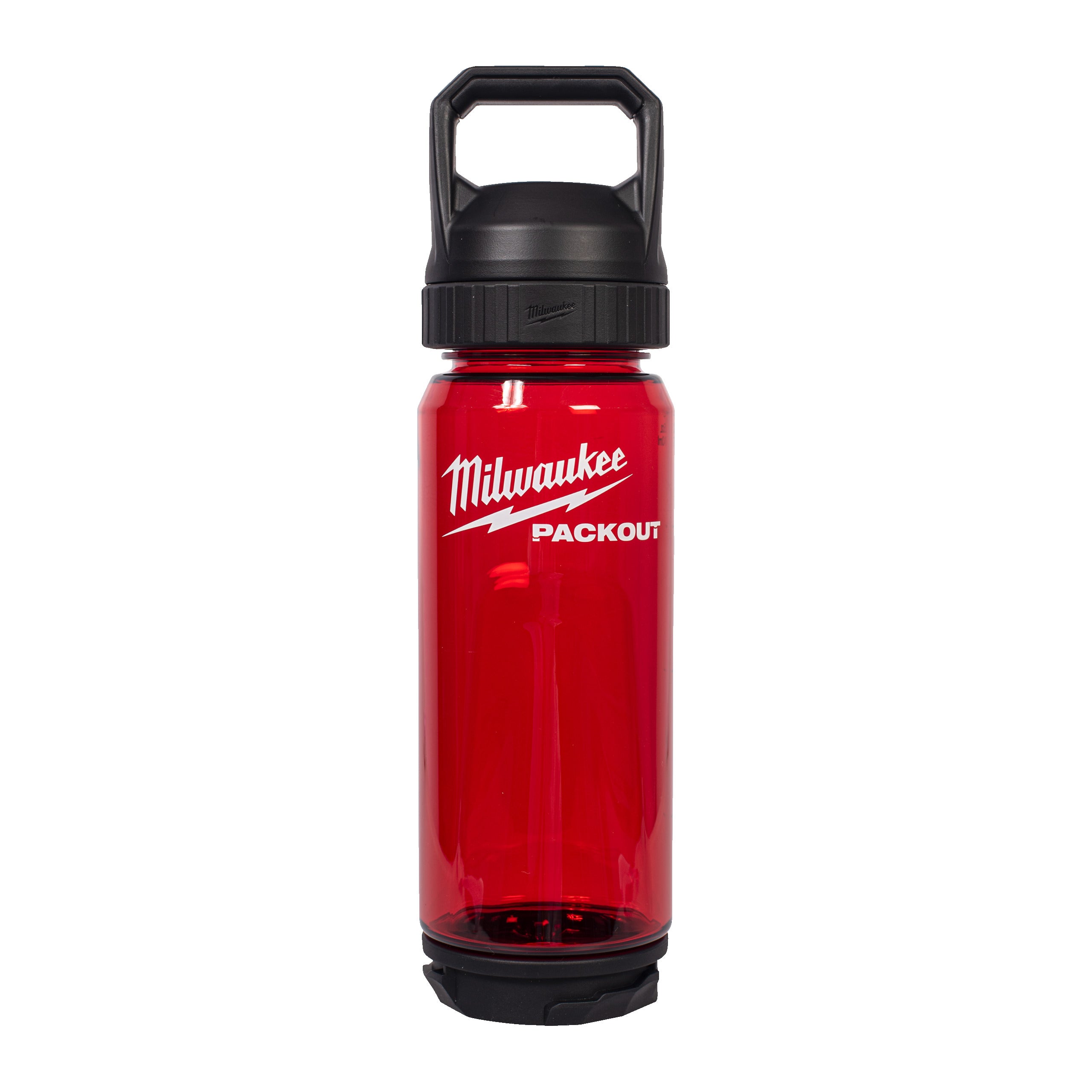 Sticlă de plastic PACKOUT™ Milwaukee 740 ml Plastic Bottle Chug Lid Red, cod 4932498636