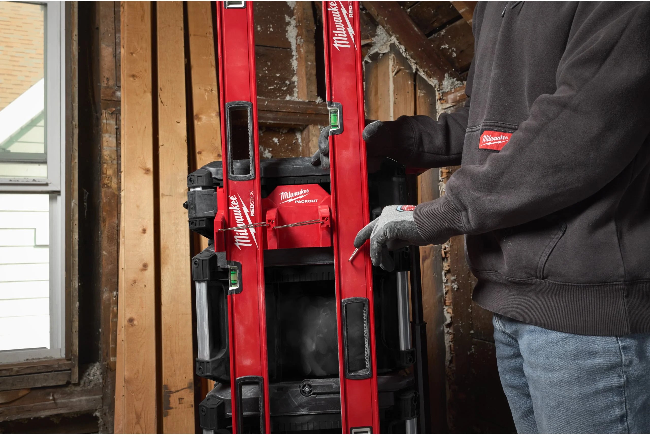 Suport lateral pentru articole lungi Milwaukee PACKOUT™, cod 4932498649