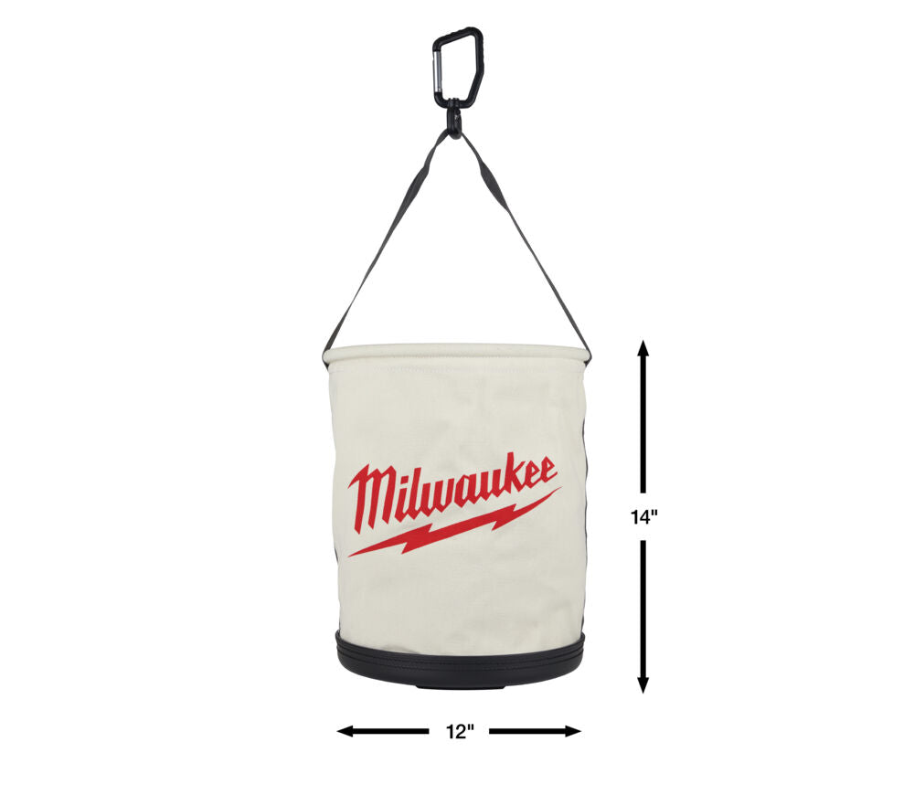 Geantă scule Milwaukee cu carabină pentru lucrători linii electrice aeriene de înaltă tensiune, cod 4932498656