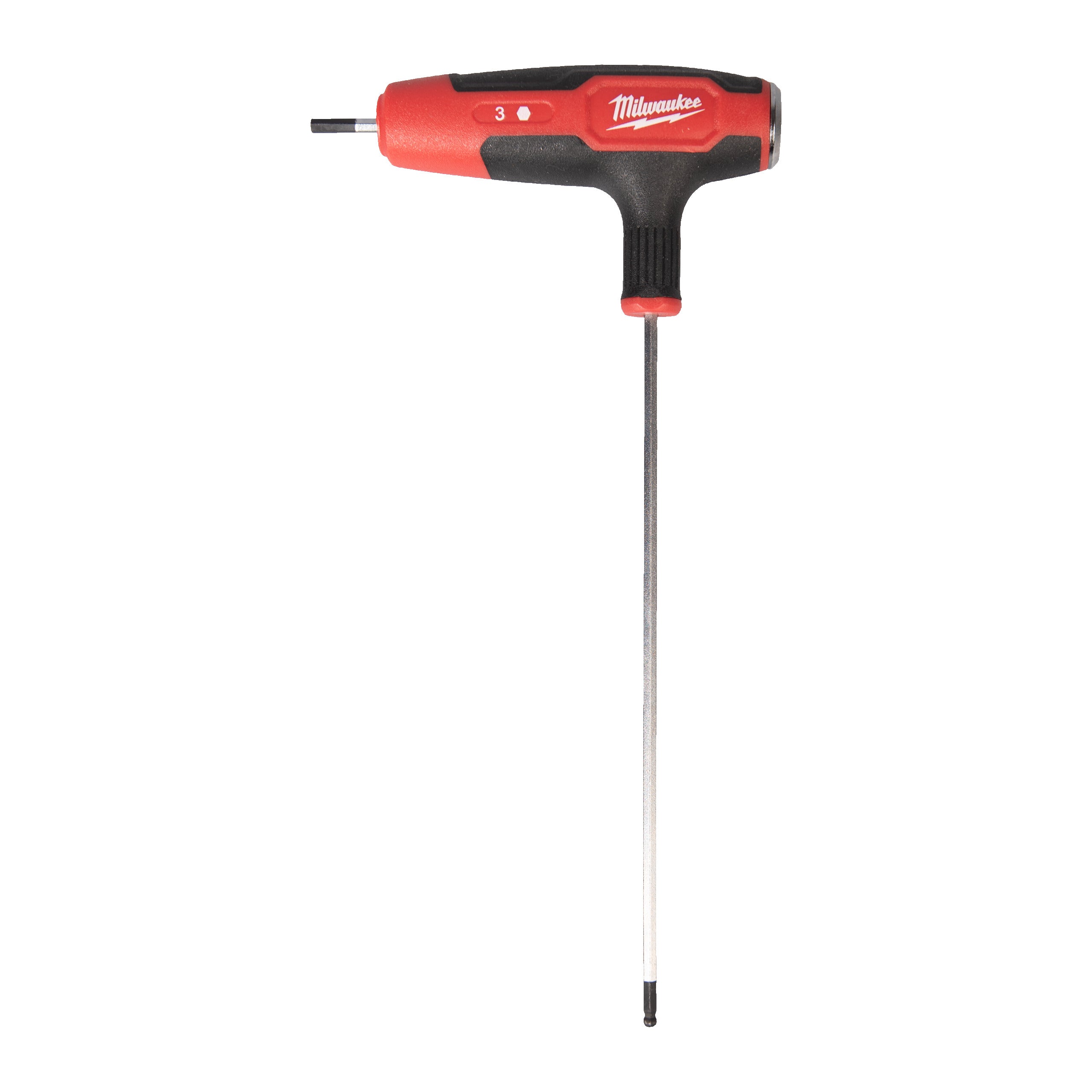 Set chei Hex și Torx Cheie cu mâner în T, Hex Milwaukee 3mm Hex Key Wrench with Comfort Grip, cod 4932498680