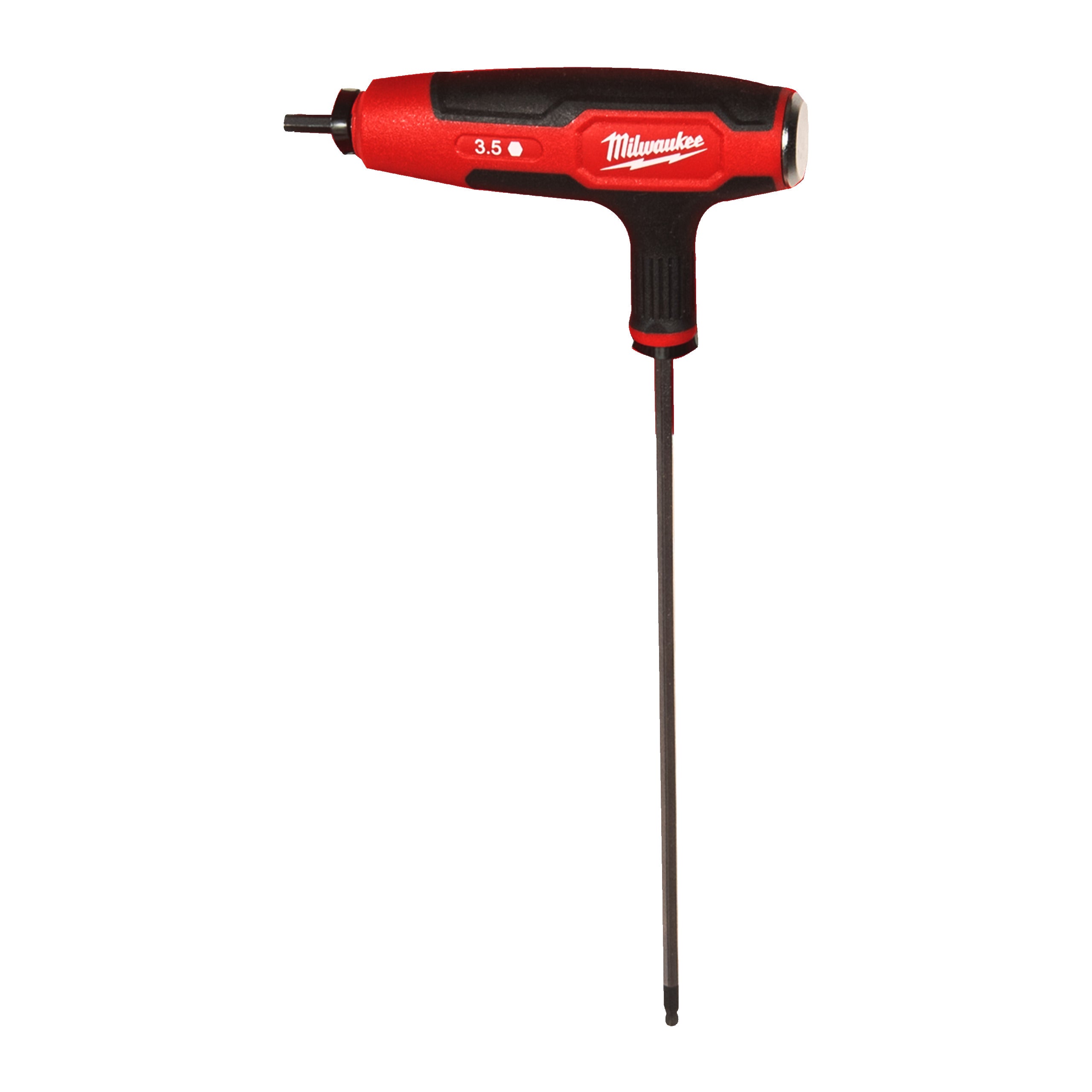Set chei Hex și Torx Cheie cu mâner în T, Hex Milwaukee 3.5mm Hex Key Wrench with Comfort Grip, cod 4932498681