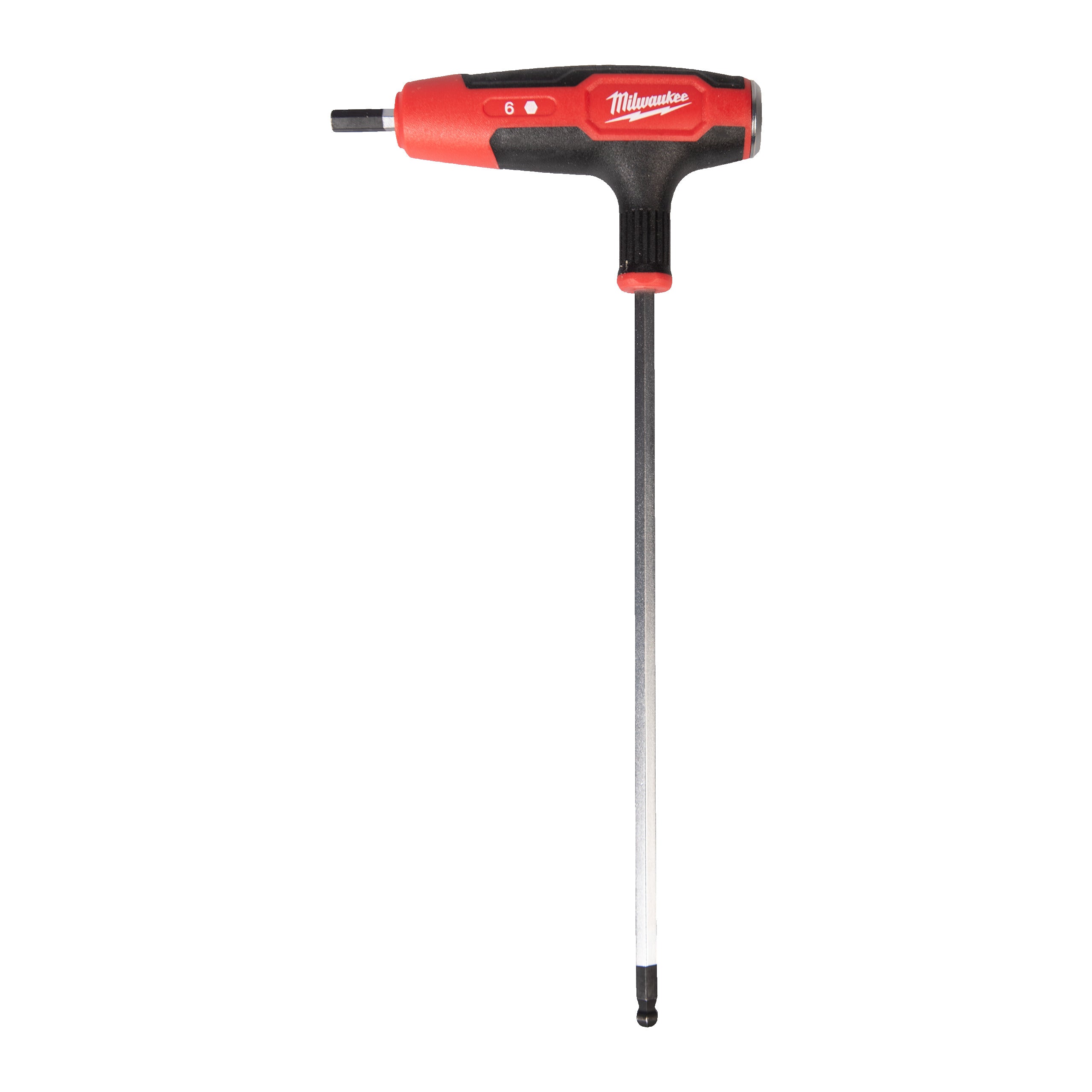 Set chei Hex și Torx Cheie cu mâner în T, Hex Milwaukee 6mm Hex Key Wrench with Comfort Grip, cod 4932498685