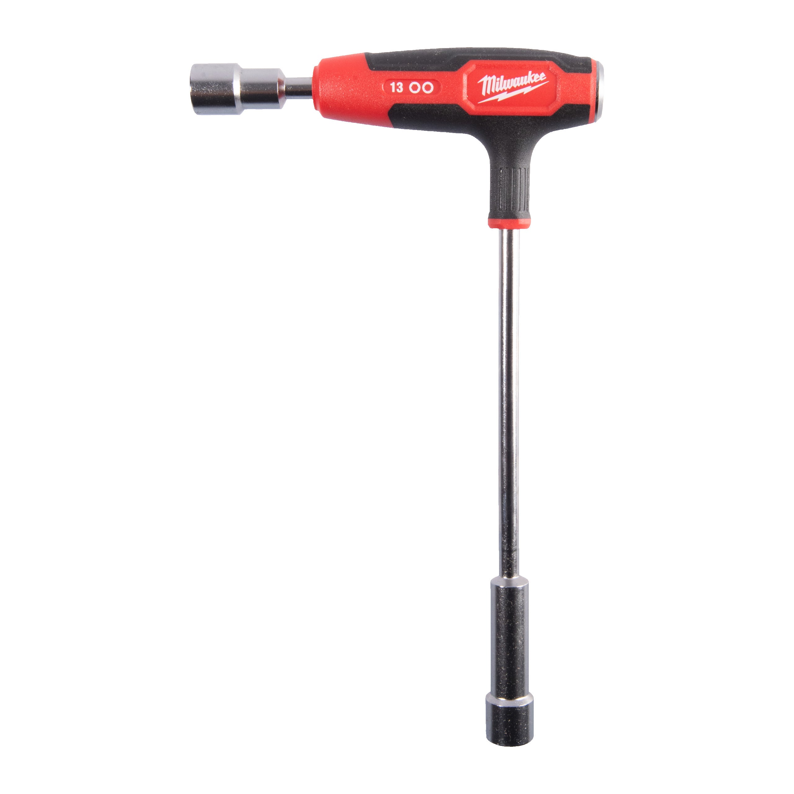 Șurubelniță Cheie tubulară cu mâner în T Milwaukee 13mm Nut driver with T-handle Grip, cod 4932498714