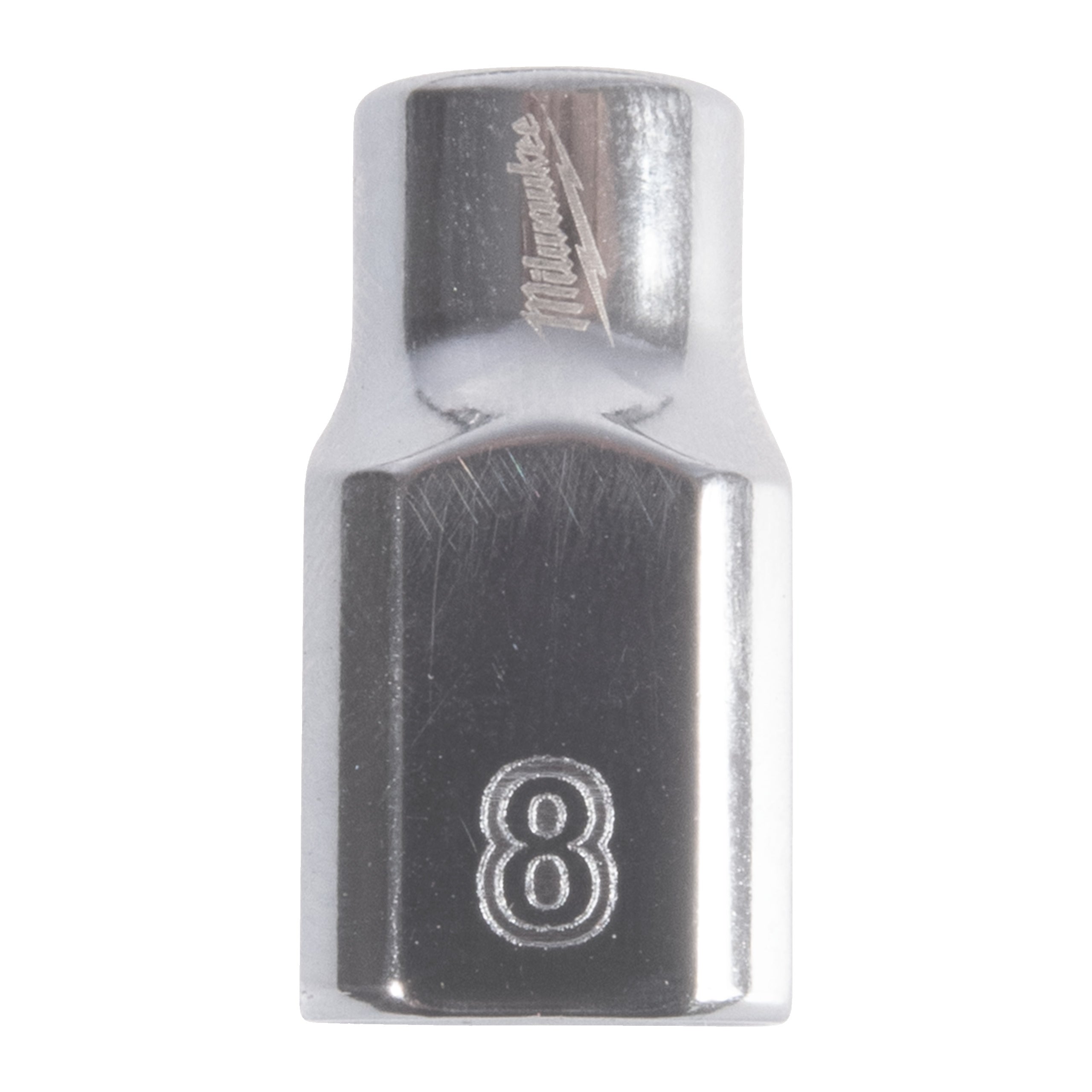 Cheie tubulară ⅜″ metrică, 12 puncte Milwaukee 3/8'' Drive Metric Standard 12-Point Socket - 8mm, cod 4932498800