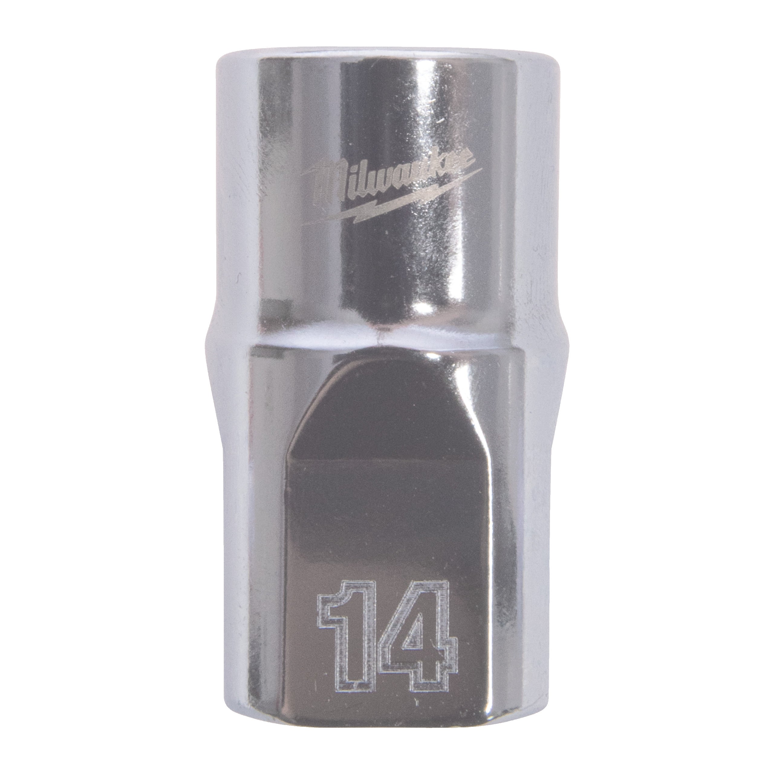 Cheie tubulară ½″ metrică, 12 puncte Milwaukee 1/2'' Drive Metric Standard 12-Point Socket - 14mm, cod 4932498824
