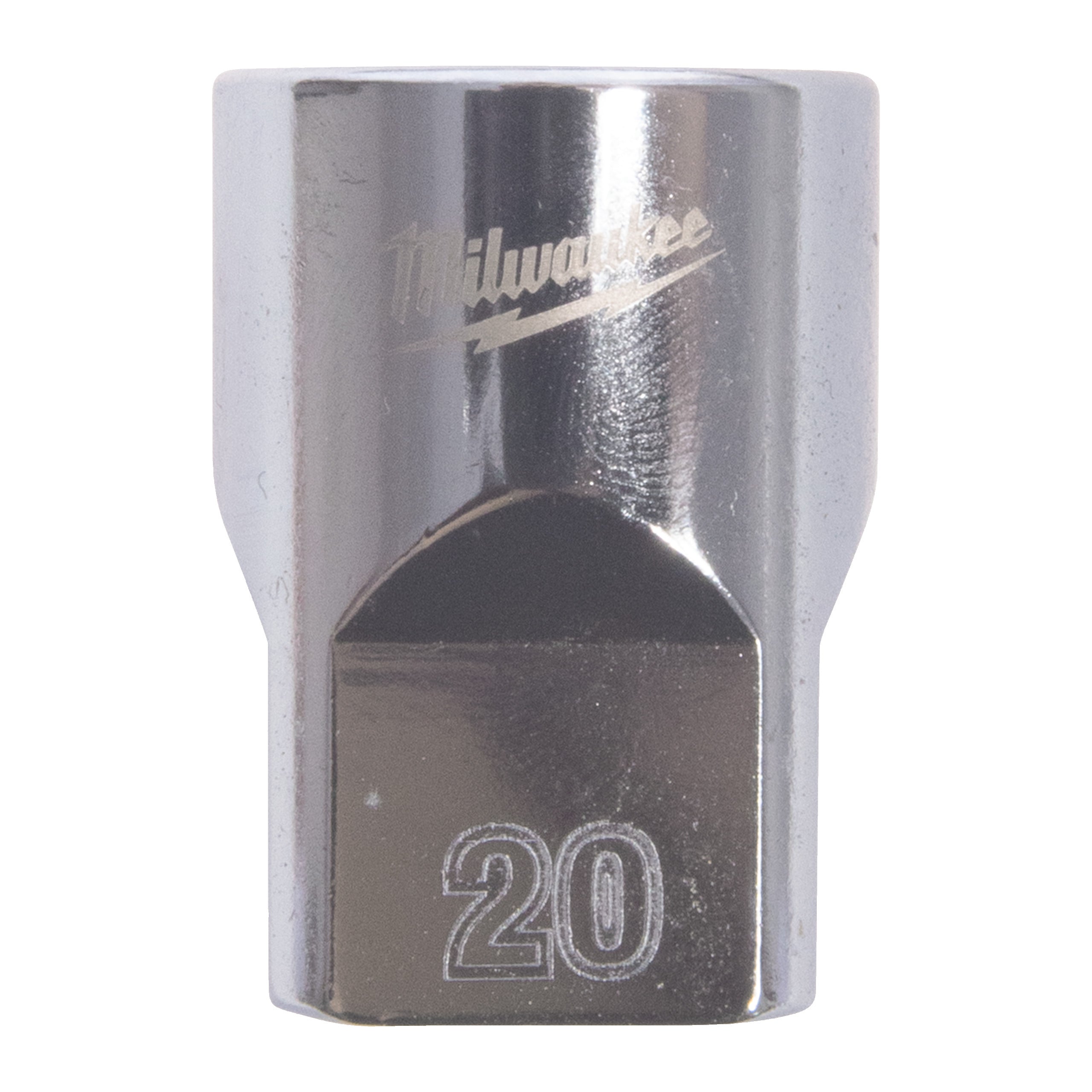 Cheie tubulară ½″ metrică, 12 puncte Milwaukee 1/2'' Drive Metric Standard 12-Point Socket - 20mm, cod 4932498830