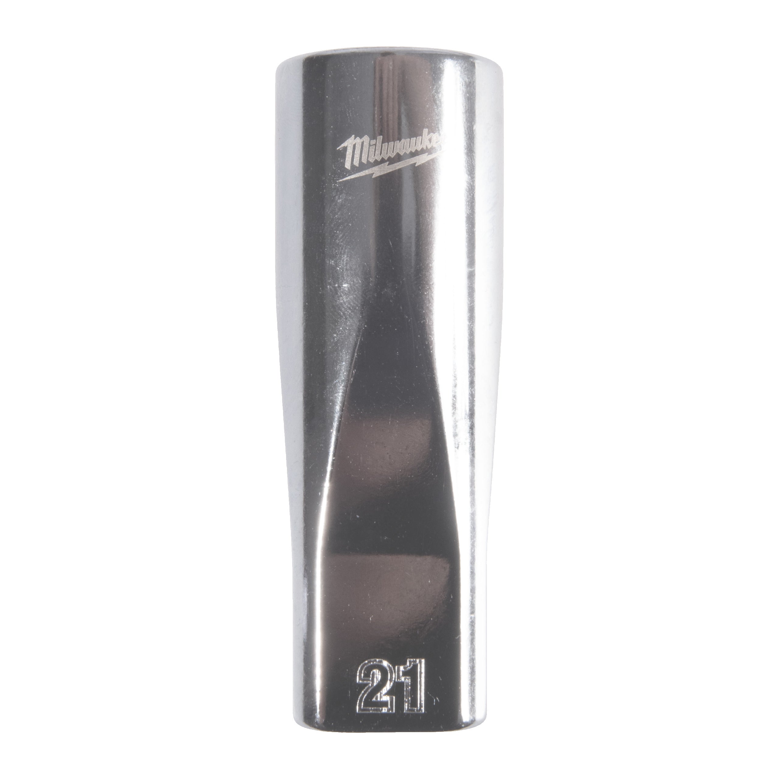 Cheie tubulară lungă ½″ metrică, 12 puncte Milwaukee 1/2'' Drive Metric Deep 12-Point Socket - 21mm, cod 4932498842