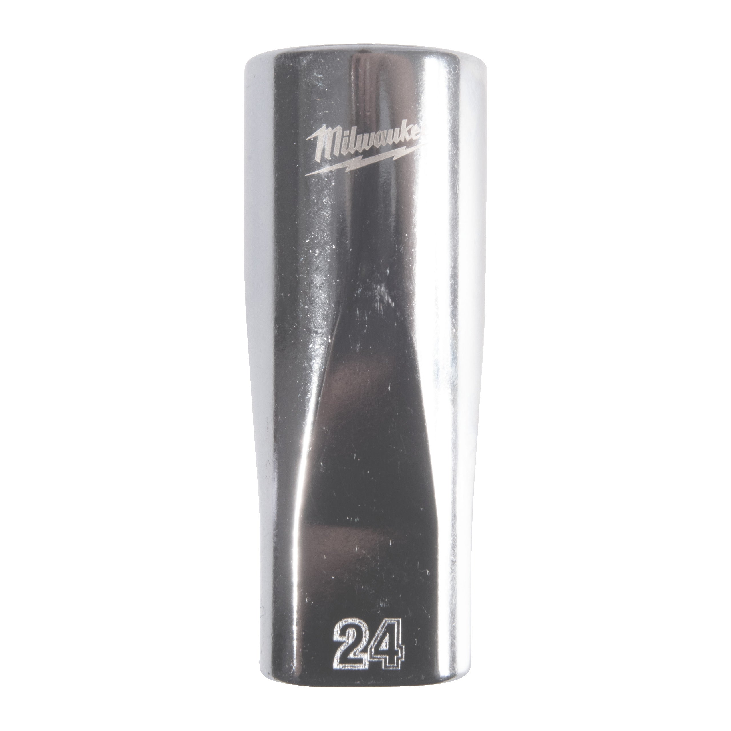 Cheie tubulară lungă ½″ metrică, 12 puncte Milwaukee 1/2'' Drive Metric Deep 12-Point Socket - 24mm, cod 4932498845