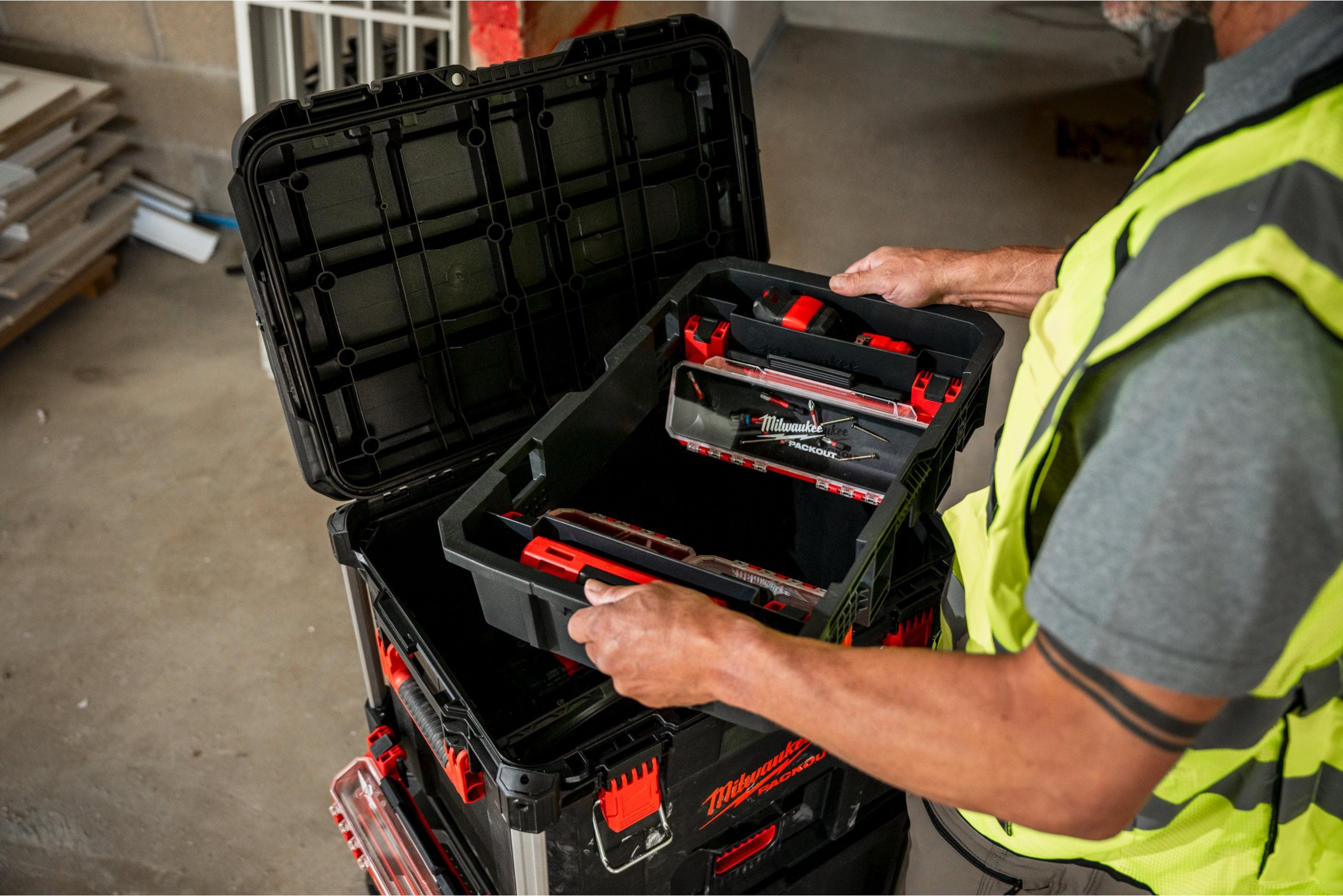 Suport pentru cutii de scule Milwaukee PACKOUT™, cod 4932500146