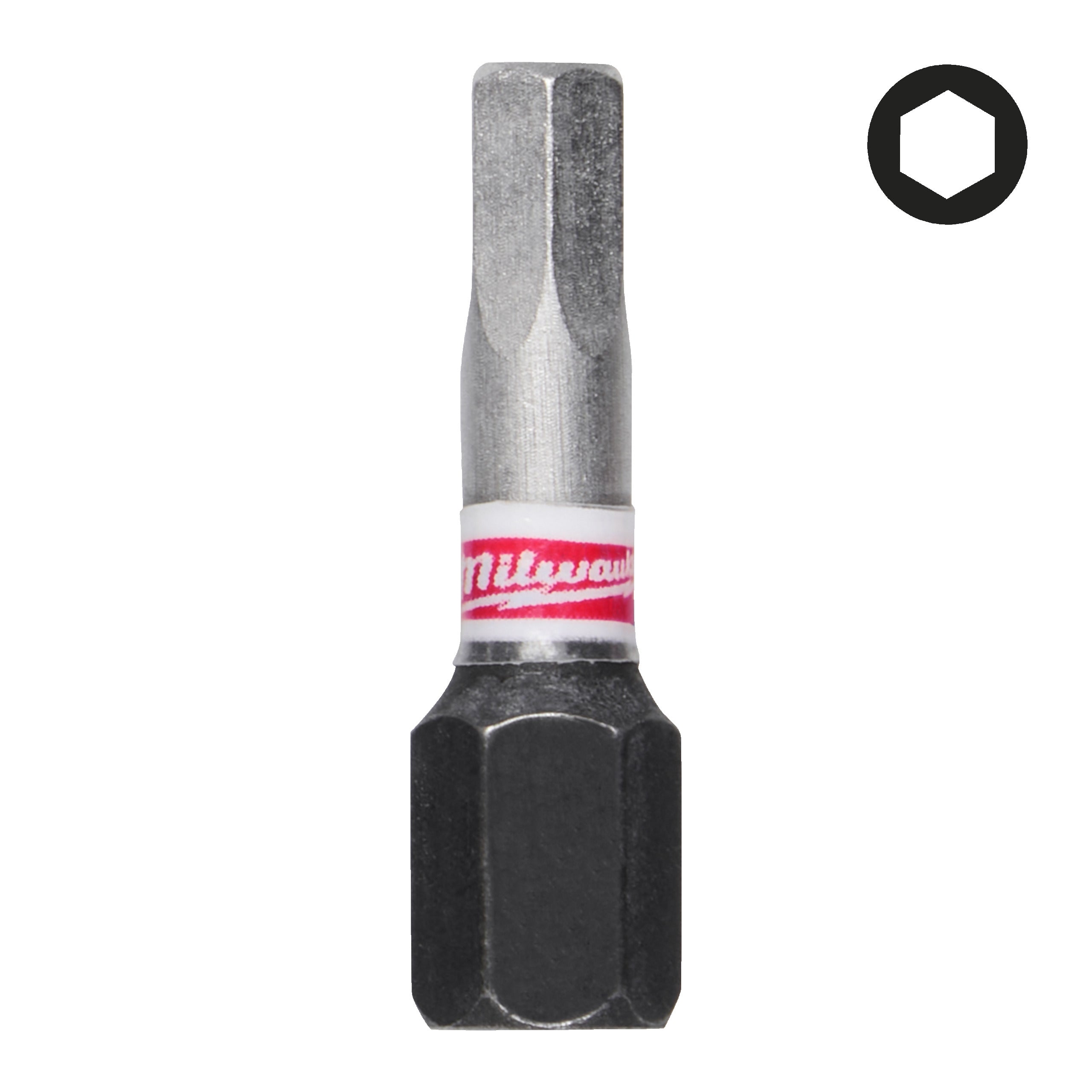 Set biți și chei tubulare Shockwave Biți Hex pentru șurubelnițe SHOCKWAVE™ IMPACT DUTY Milwaukee S/Bit ShW HEX4 25mm, cod 4932500380