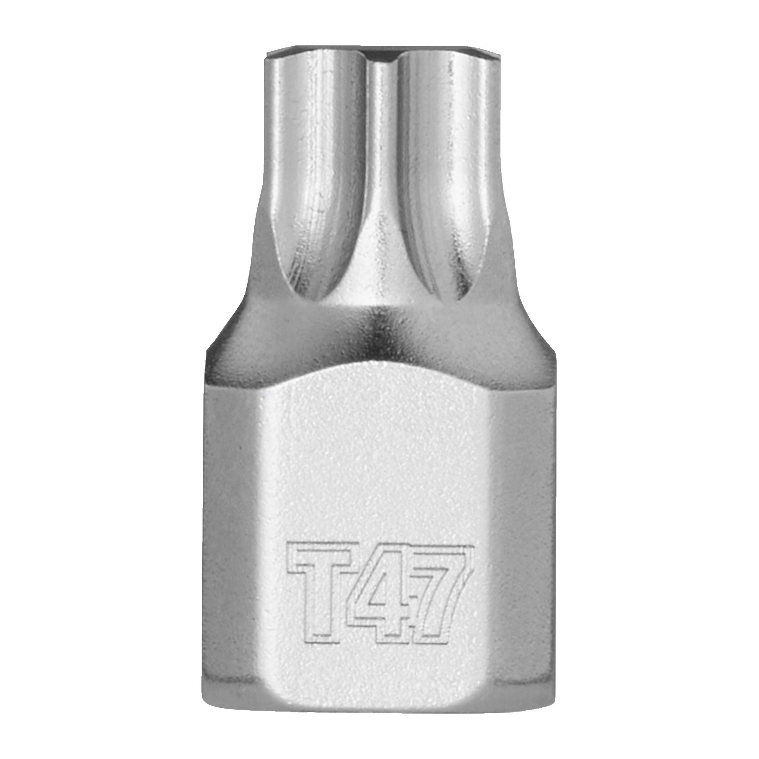 Cap cheie tubulară ¼″ cu bit TX stubby Milwaukee 1/4'' Drive T47 Torx Stubby Bit Socket, cod 4932500471