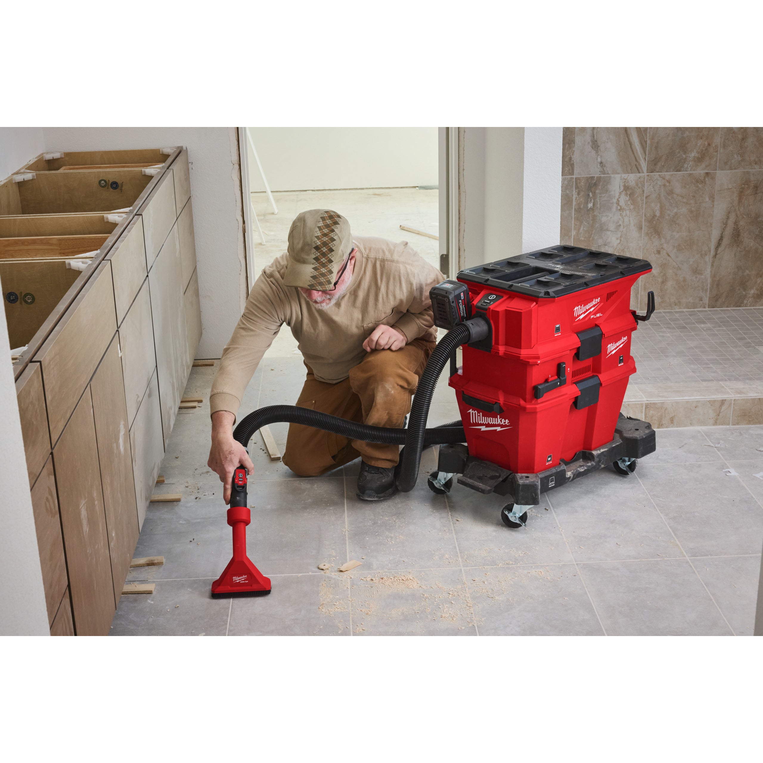 Filtru de curățare NEXUS cu capacitate medie Milwaukee MVA-2 pentru aspirator industrial clasa L, cod 4932500535