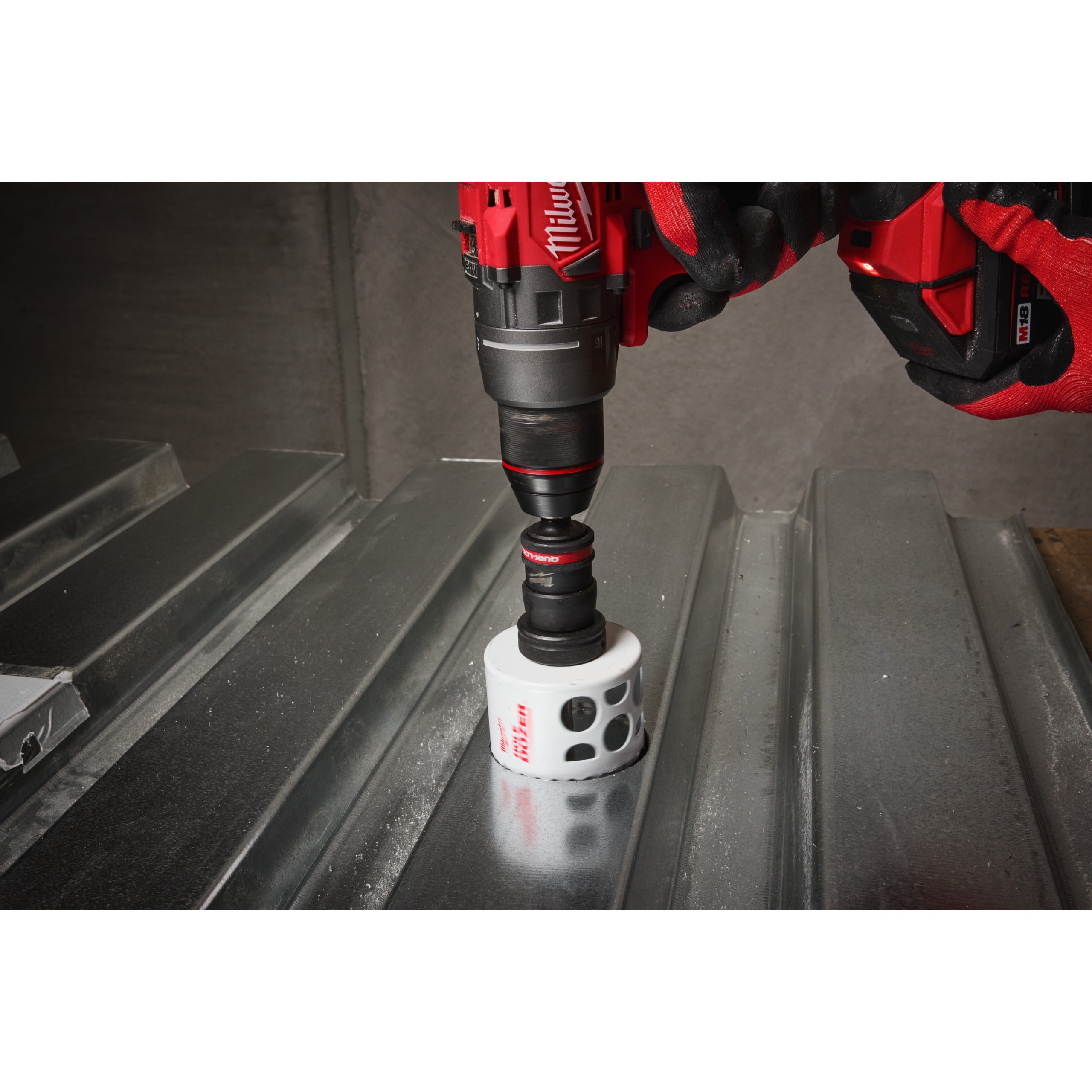 Accesorii sistem - carote Milwaukee QL Pin Adaptor XL 5/8''x18 - Ø 32-210 mm, cod 4932500552
