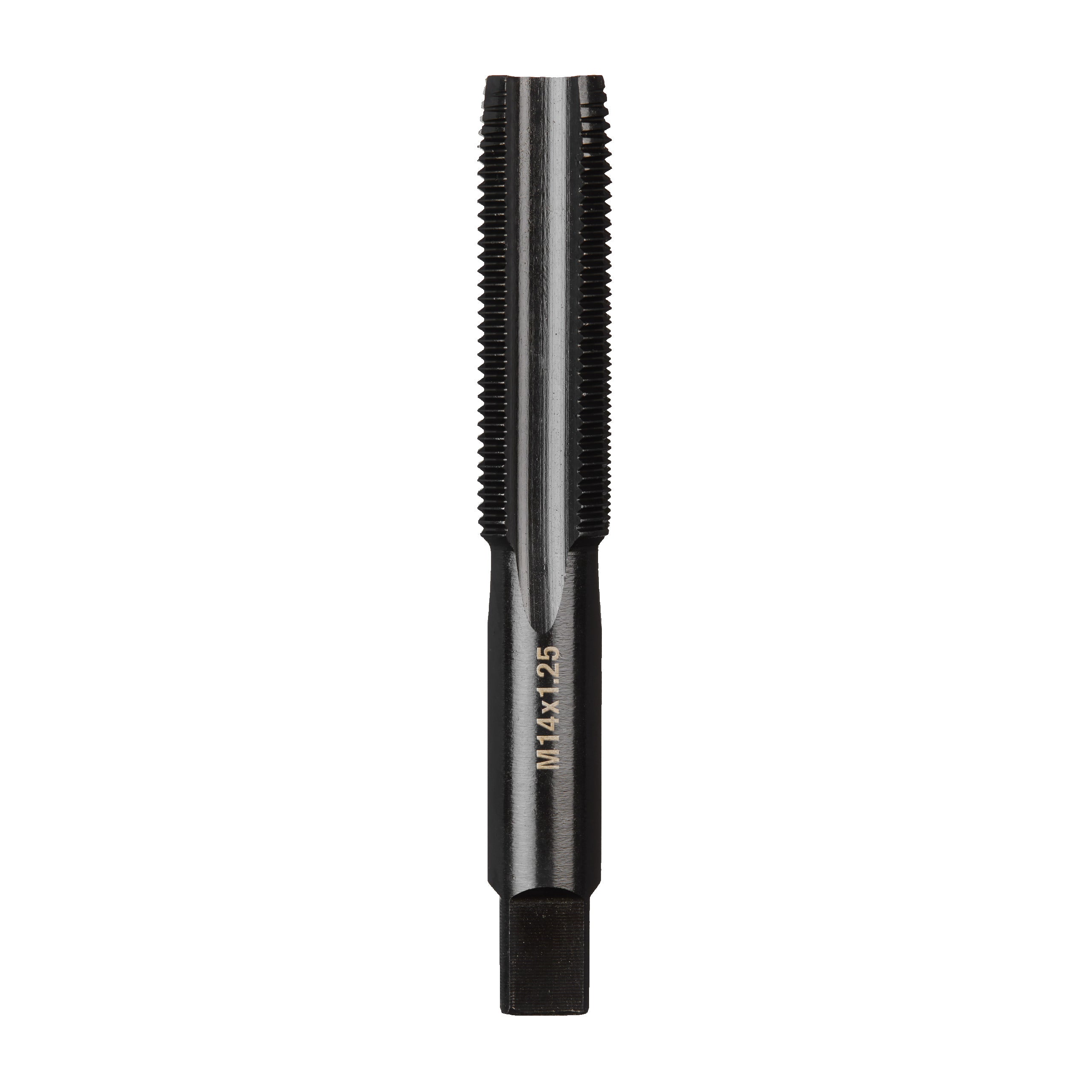 Tarod metric cu canale drepte – tip plug (intermediar) Milwaukee M14-1.25 mm Straight Flute PLUG TAP, cod 4932500606