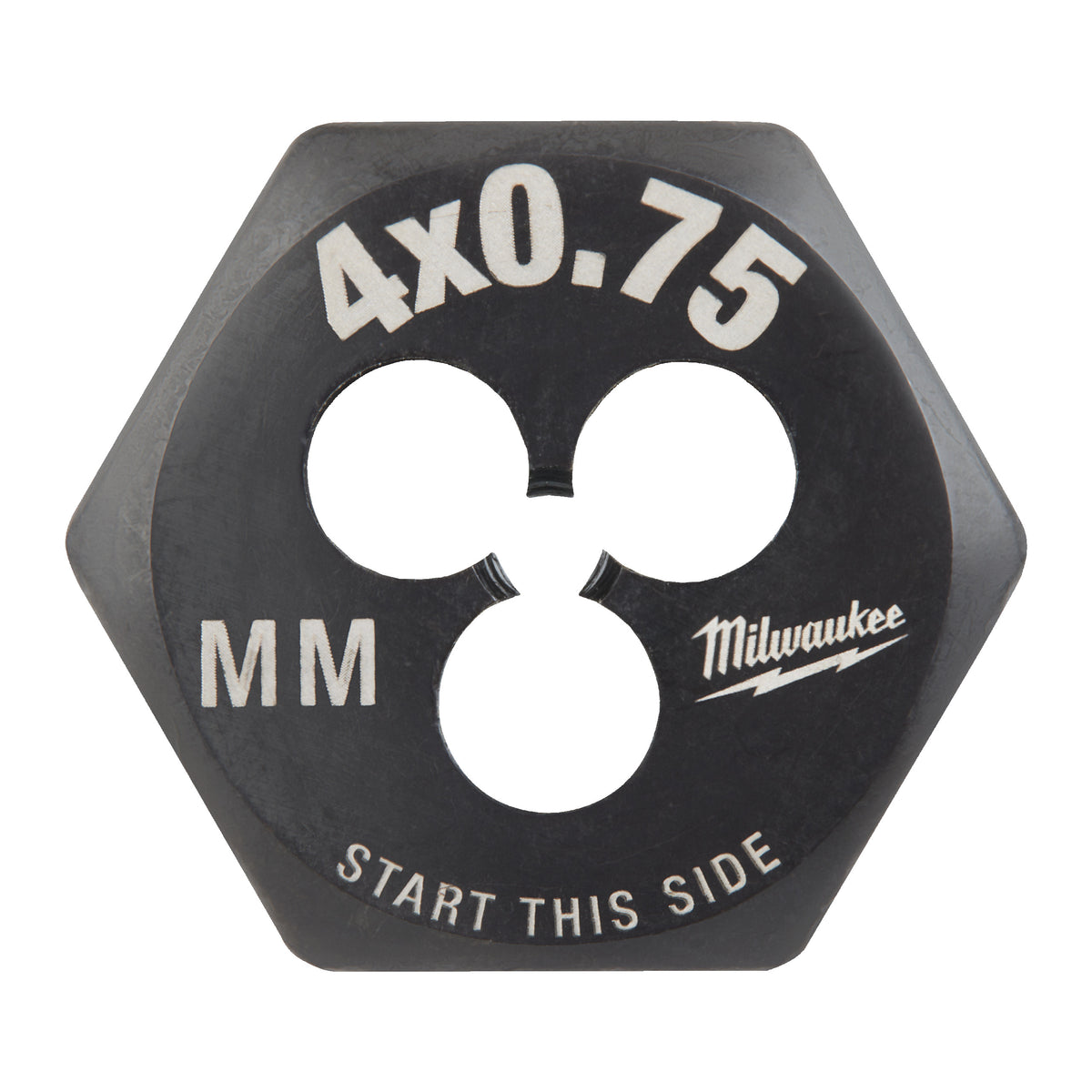Filiere hexagonale pentru filet metric Milwaukee M4-0,75 mm HEX threading DIE, cod 4932500611