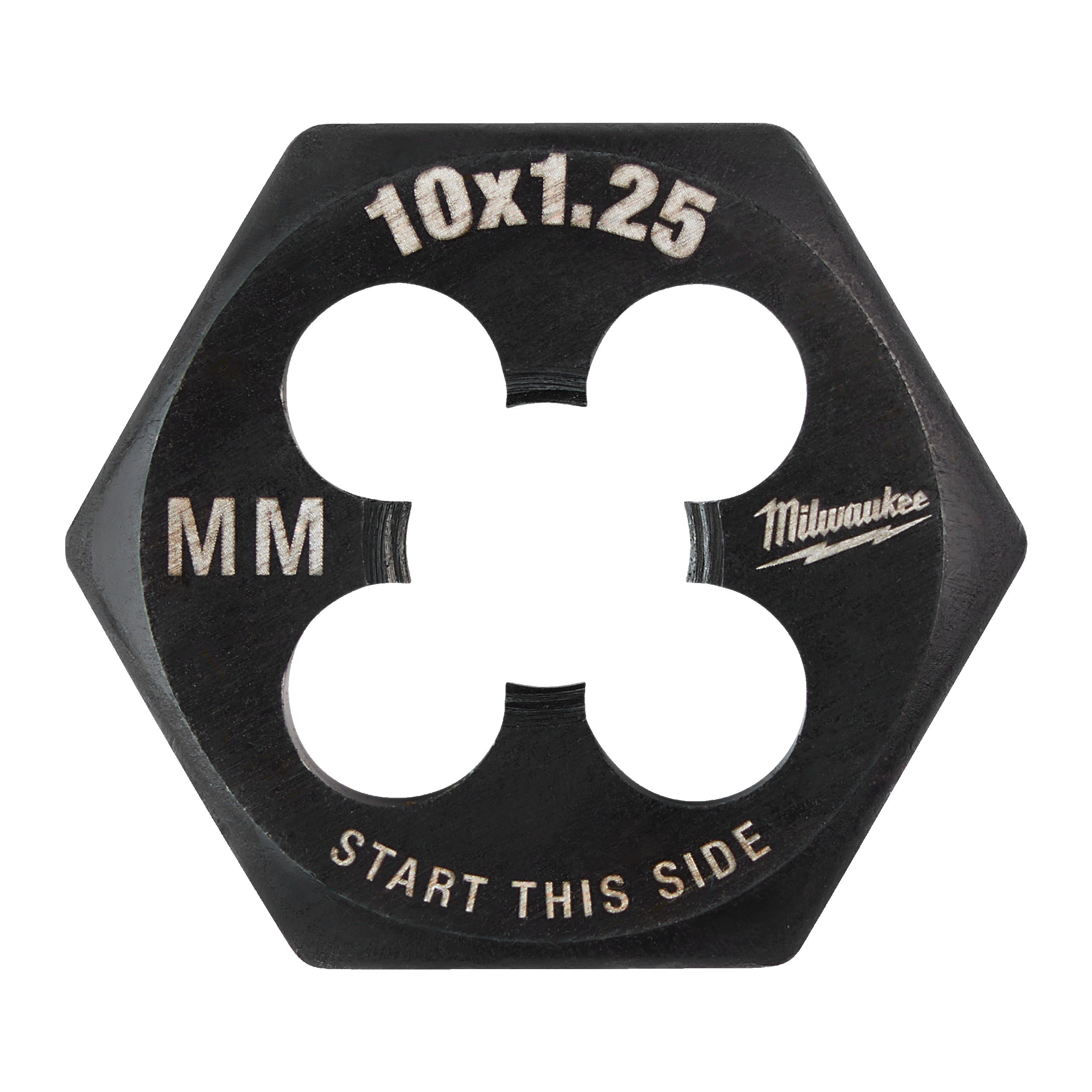 Filiere hexagonale pentru filet metric Milwaukee M10-1.25 mm HEX threading DIE, cod 4932500621