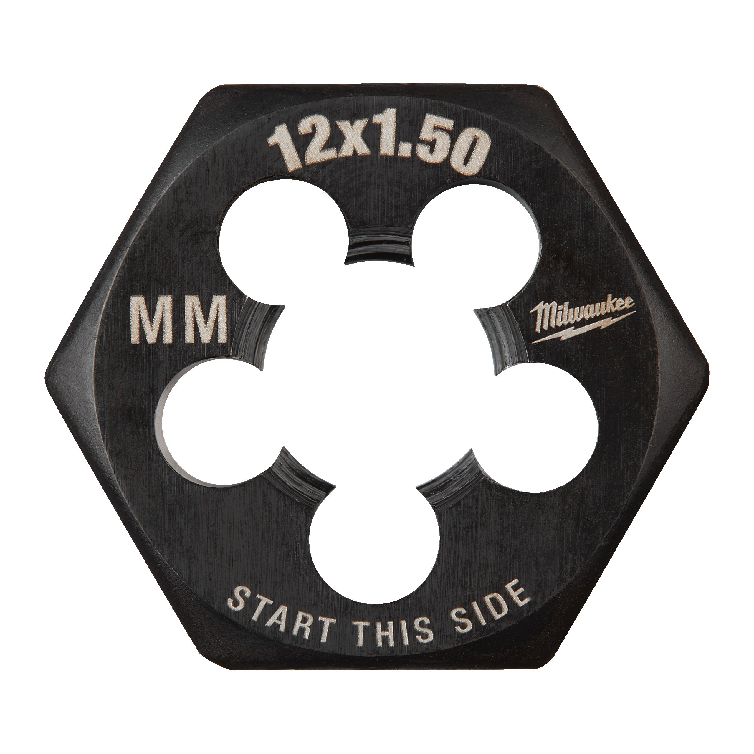Filiere hexagonale pentru filet metric Milwaukee M12 -1.50 mm HEX threading DIE, cod 4932500625