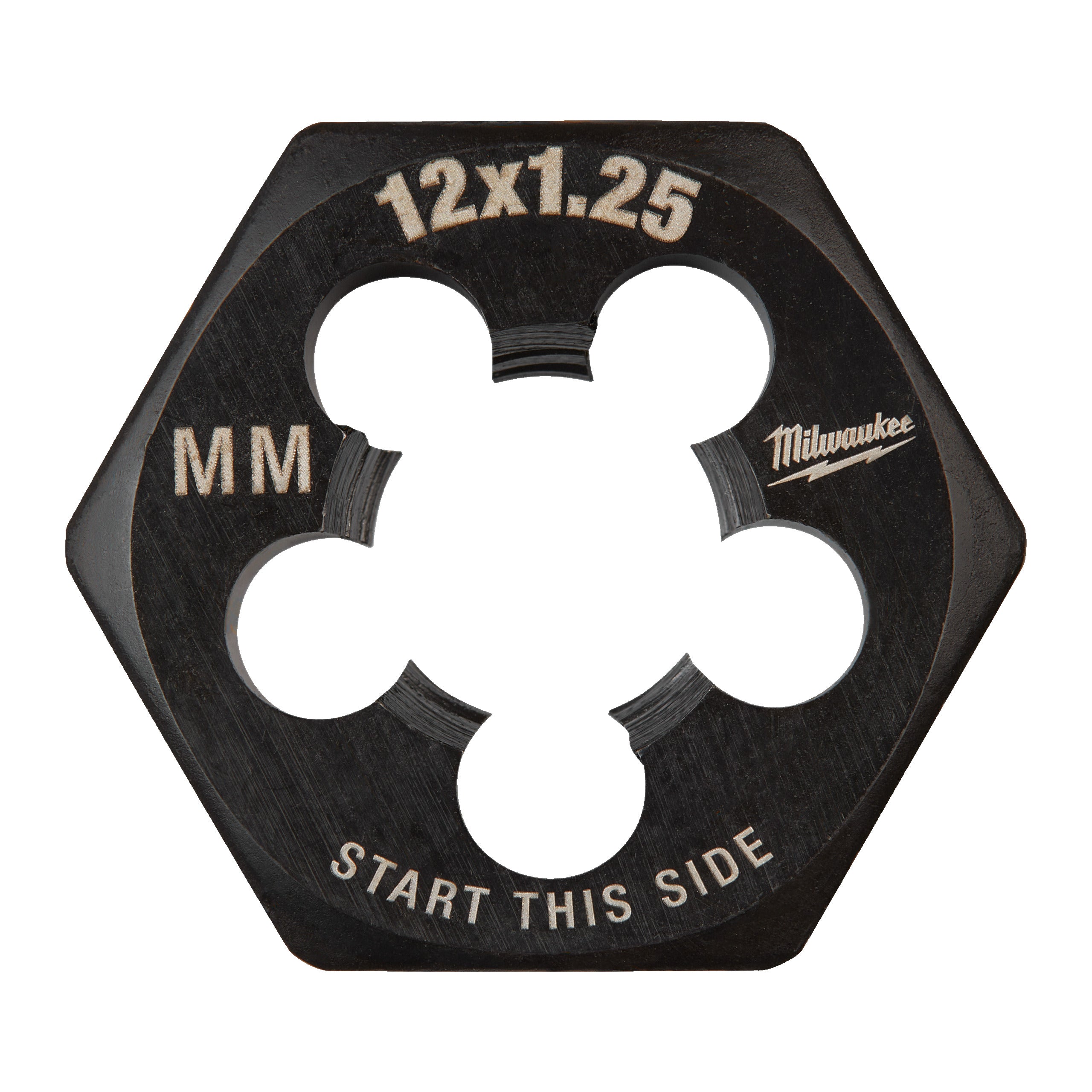 Filiere hexagonale pentru filet metric Milwaukee M12 -1.25 mm HEX threading DIE, cod 4932500626