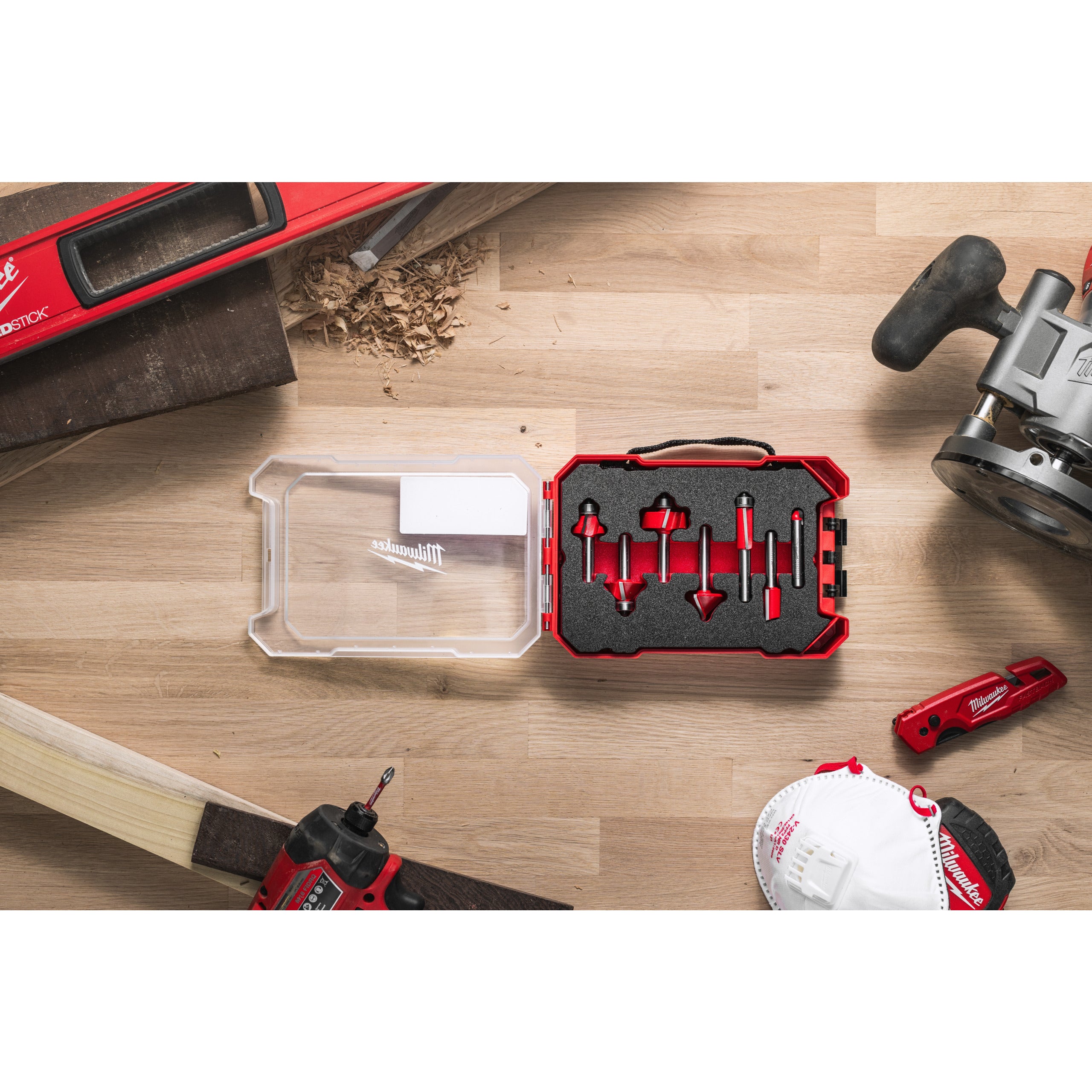 Freză pentru mașina de frezat Seturi Milwaukee Rtr B. S8mm Set, cod 4932501052