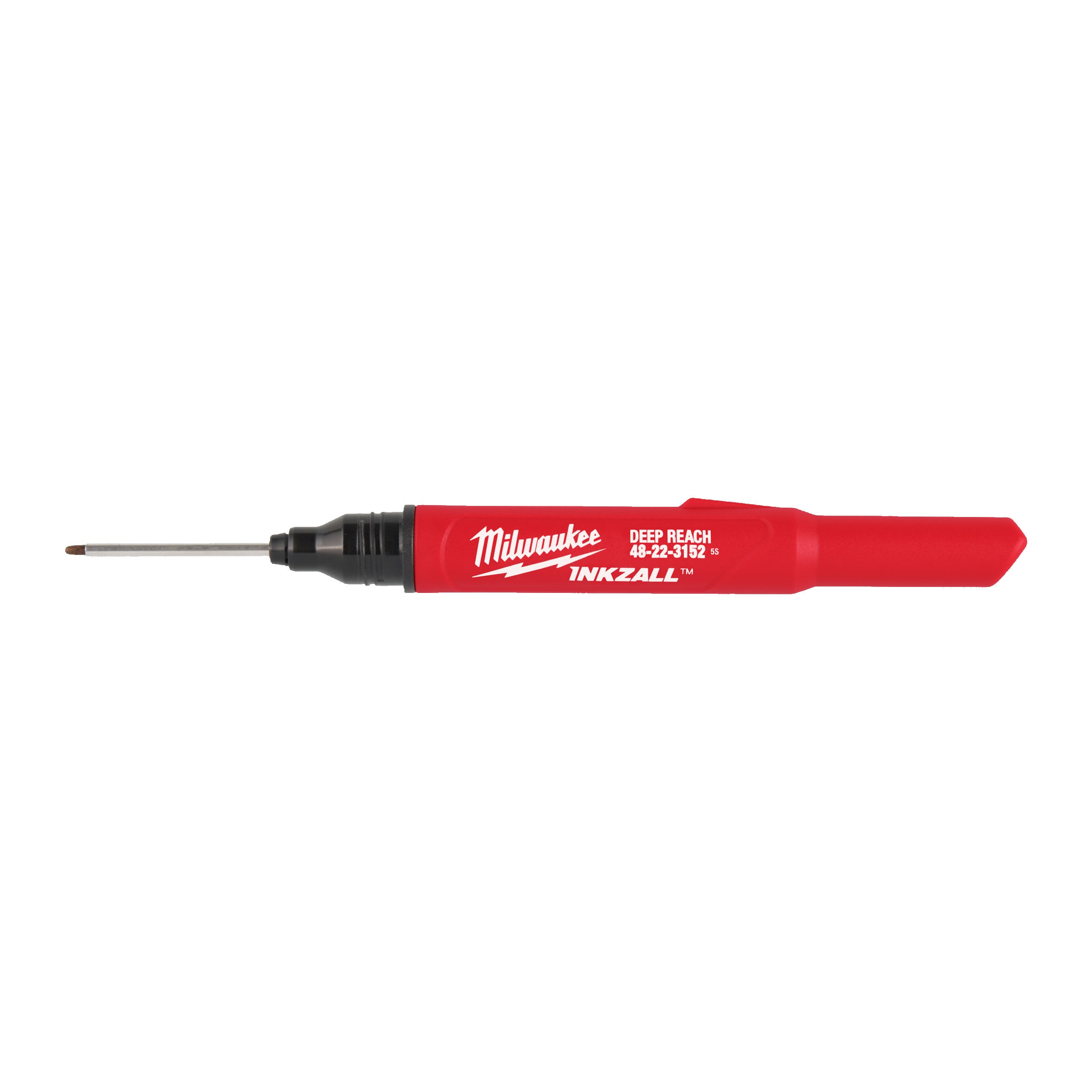 Marker INKAZLL™ cu vârf lung ultra fin Milwaukee INKZALL™ Deep Reach Ultra-Fine Point (Bulk version), cod 4932502324