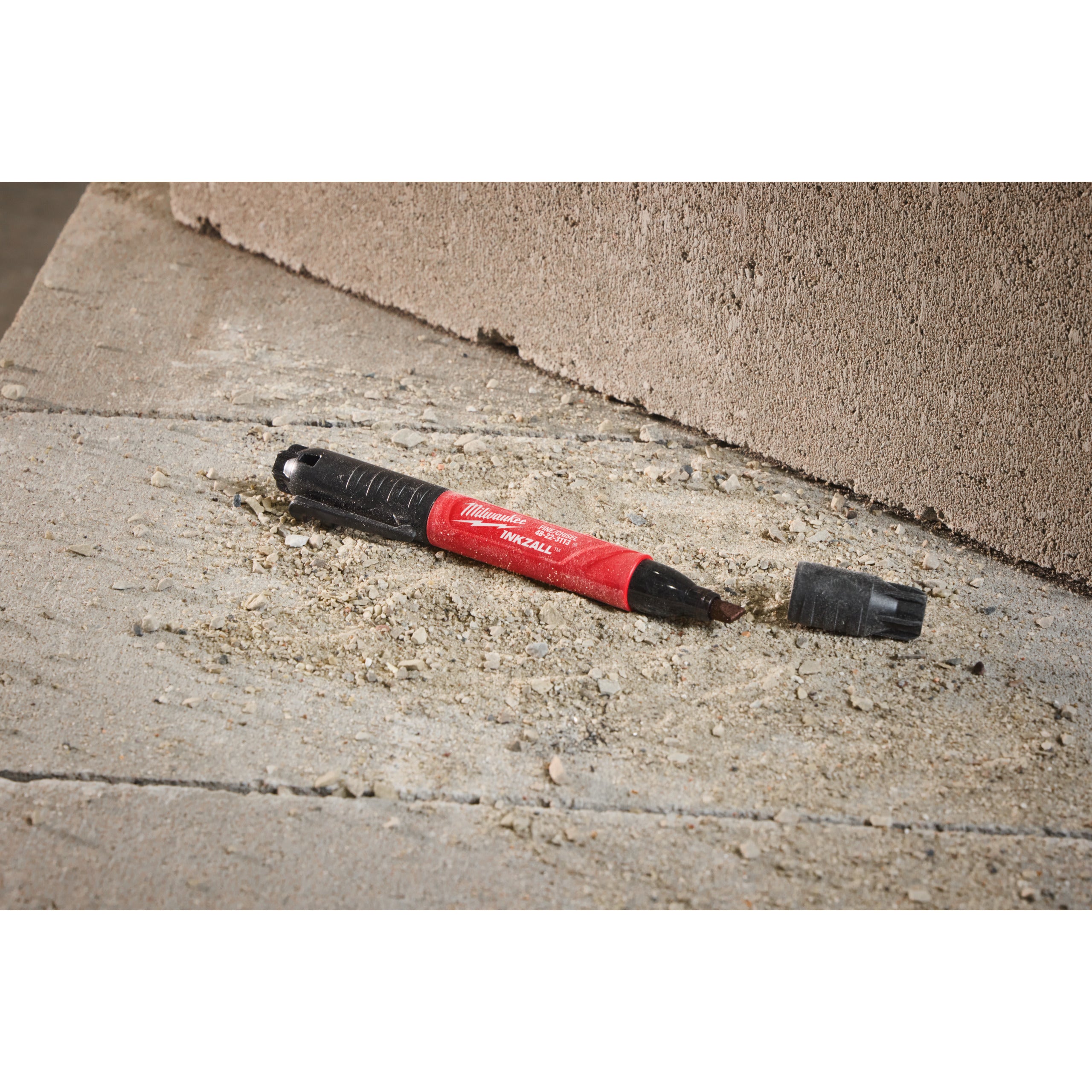 Marker INKZALL™ cu două capete Milwaukee INKZALL™ Double Tip - Ultra-Fine Point/Fine Point, cod 4932501154