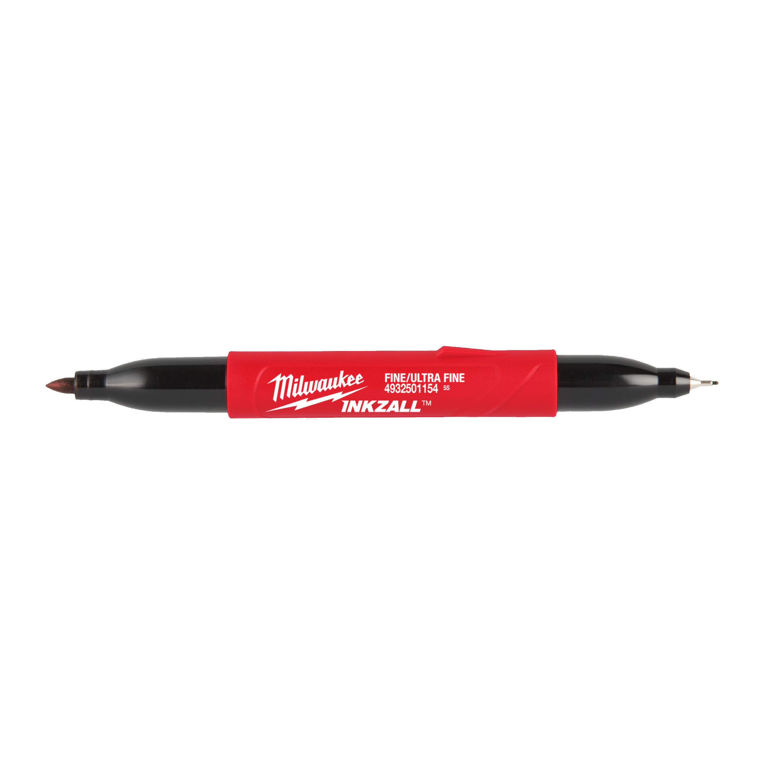 Marker INKZALL™ cu două capete Milwaukee INKZALL™ Double Tip - Ultra-Fine Point/Fine Point, cod 4932501154