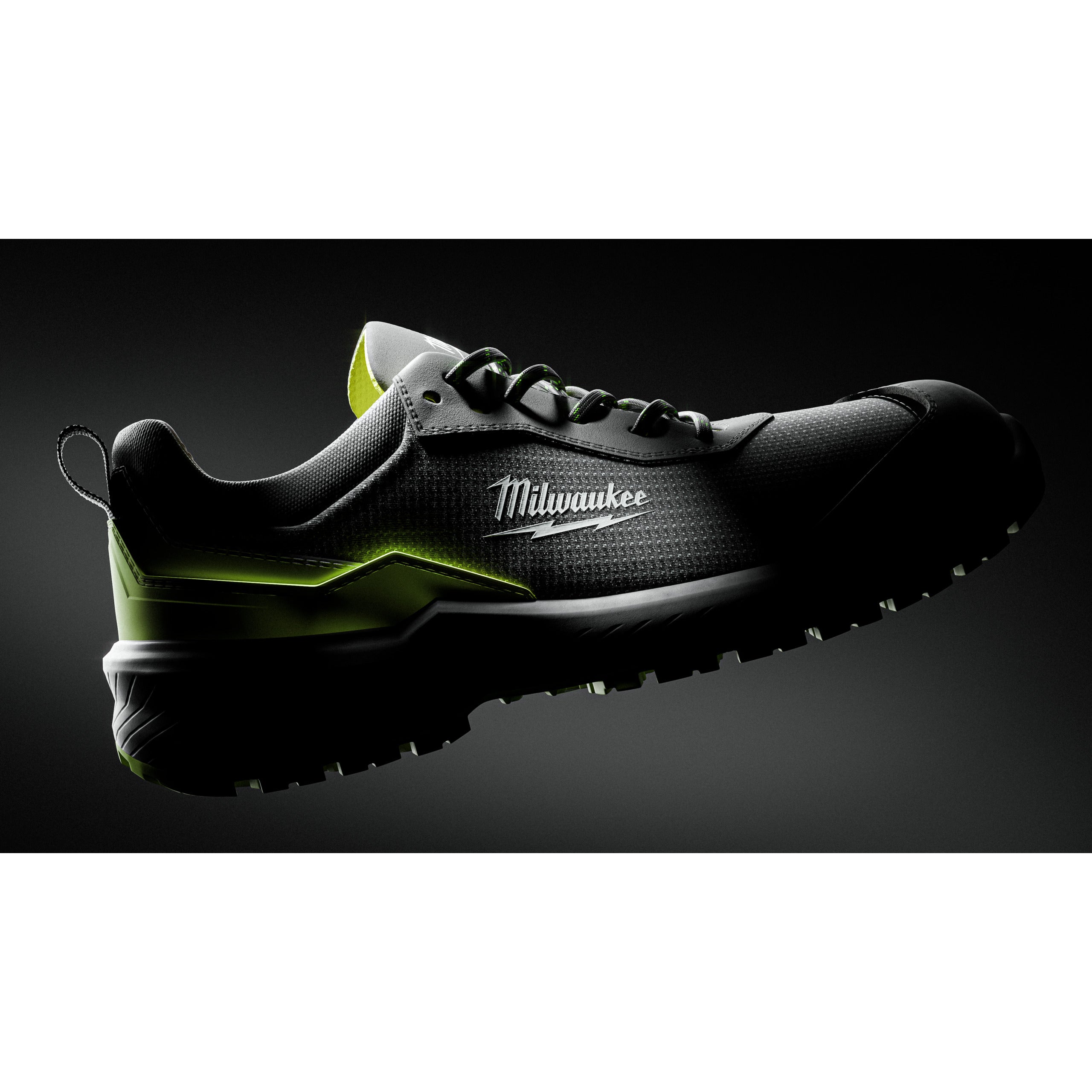 Pantofi de protecție Flextred™ S1PS Hi Vis SC FO SR ESD Milwaukee FXT S1PS Green 1L616166 SC FO SR ESD 47, cod 4932501361
