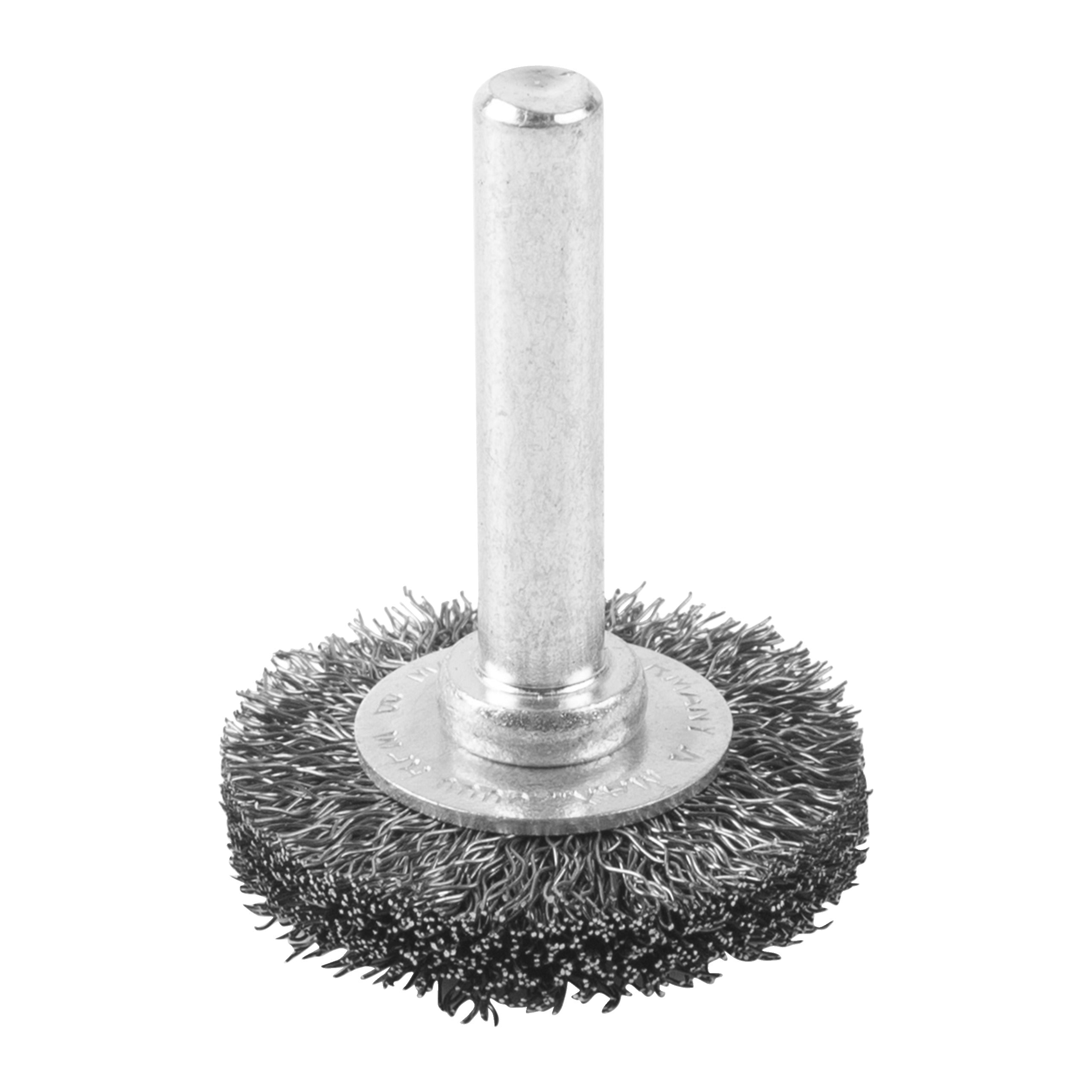 Perie sârmă rotundă ondulată pentru polizor drept Milwaukee Wheel Brush S6 30x6mm Steel Crimped 0.2mm, cod 4932501699