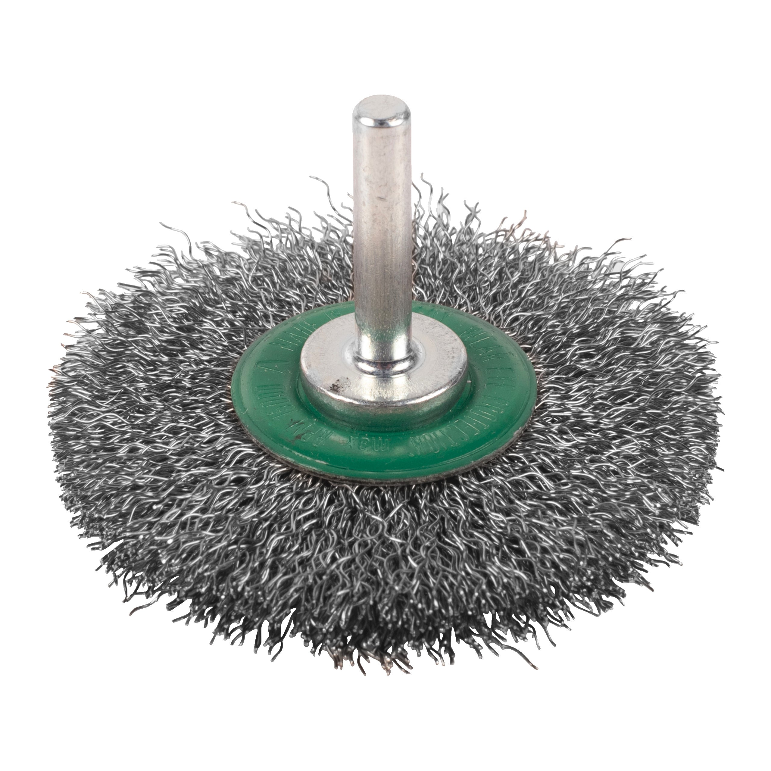 Perie sârmă rotundă ondulată pentru polizor drept Milwaukee Wheel Brush S6 70x9mm Stainless Steel Crimped 0.3mm, cod 4932501708
