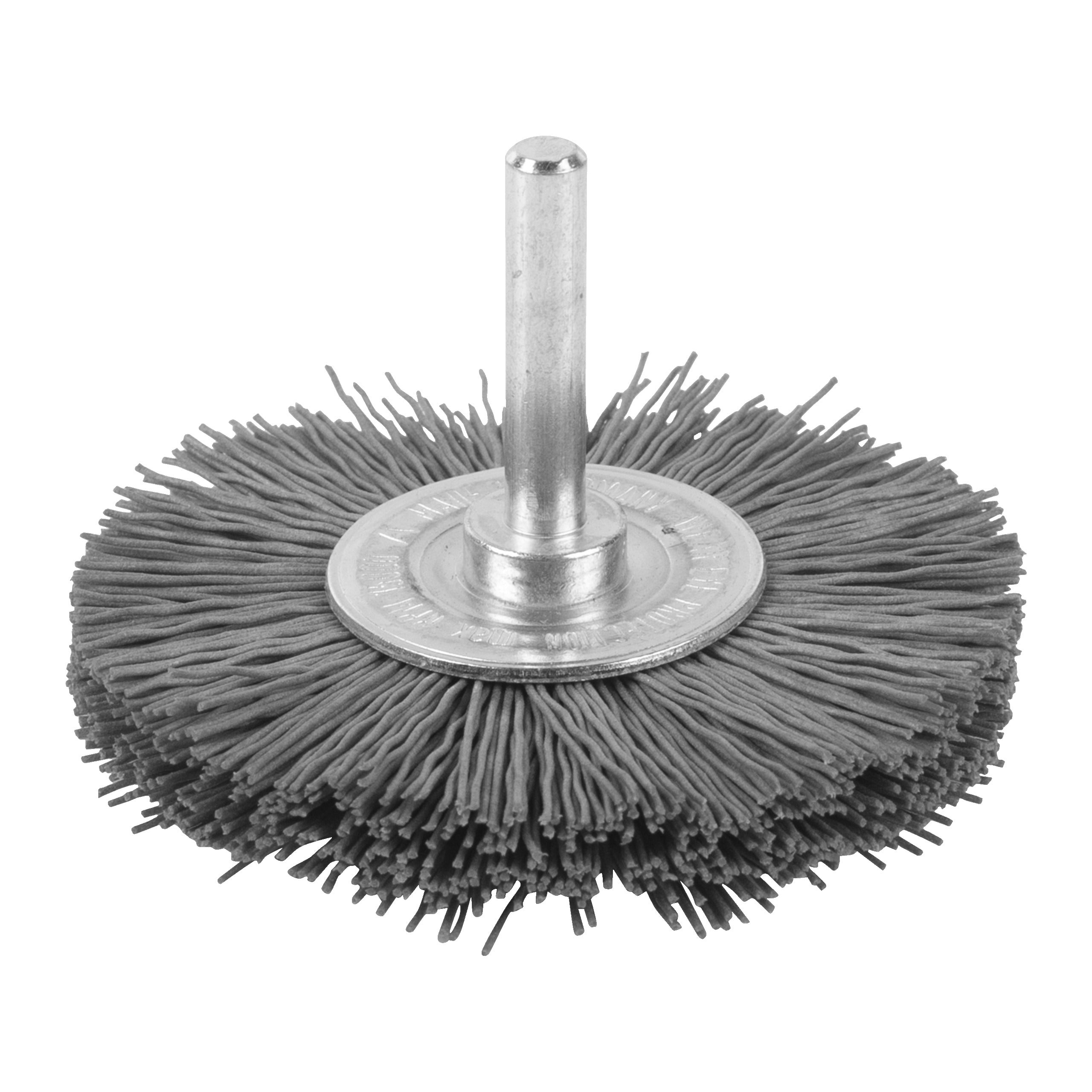 Perie sârmă rotundă ondulată pentru polizor drept Milwaukee Wheel Brush S6 70x12mm Silicon Carbide G320 Crimped 0.6mm, cod 4932501714