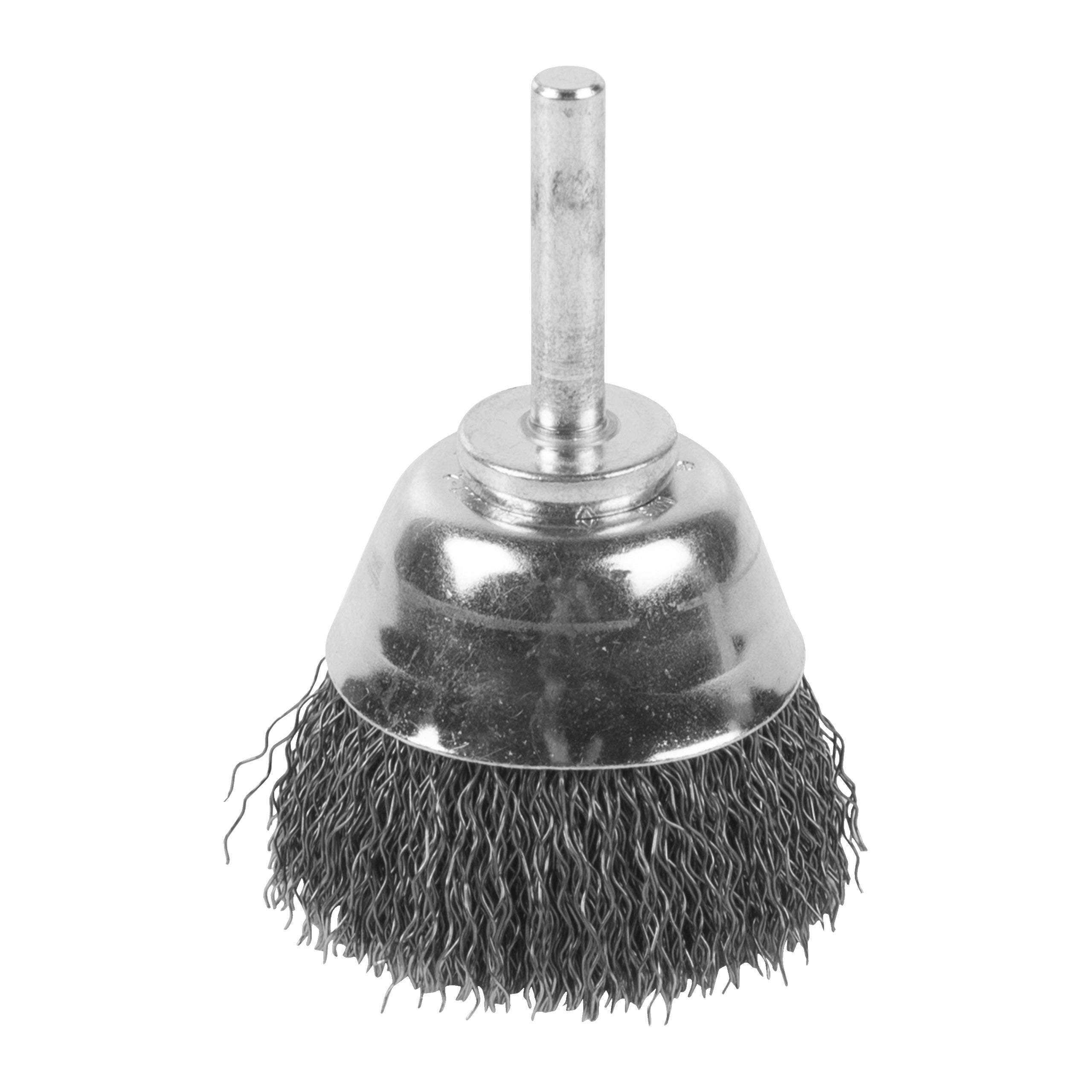 Perie sârmă ondulată tip cupă pentru polizor drept Milwaukee Cup Brush S6 50x20mm Steel Crimped 0.3mm, cod 4932501717
