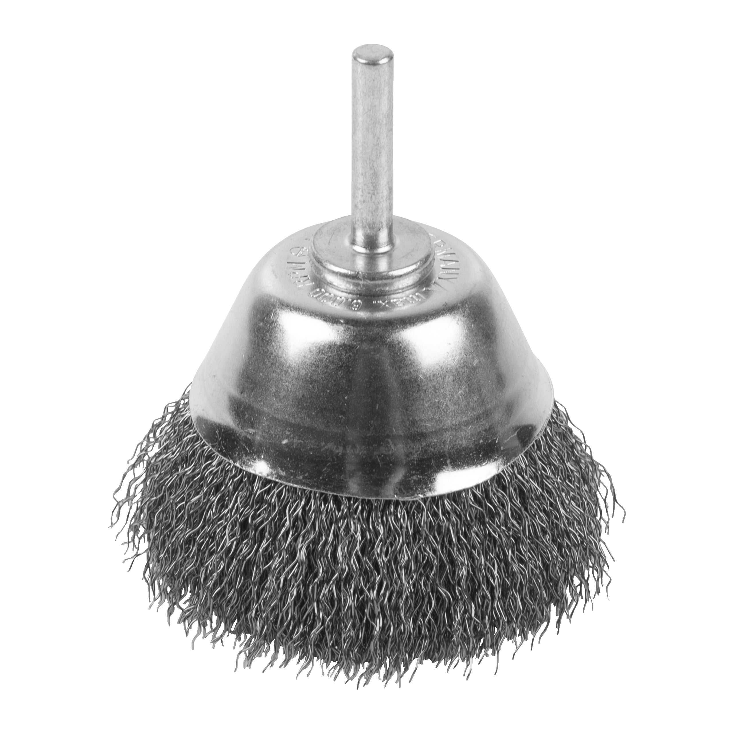 Perie sârmă ondulată tip cupă pentru polizor drept Milwaukee Cup Brush S6 70x25mm Steel Crimped 0.3mm, cod 4932501719
