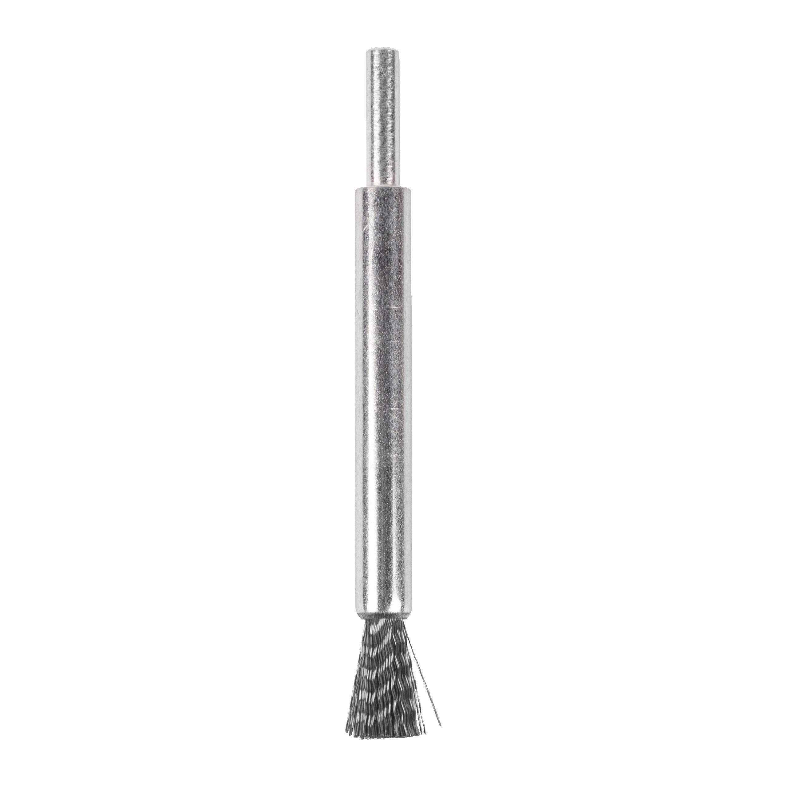 Perie sârmă tip tijă pentru polizor drept Milwaukee End Brush S6 12x20x120mm Steel Crimped 0.3mm, cod 4932501726