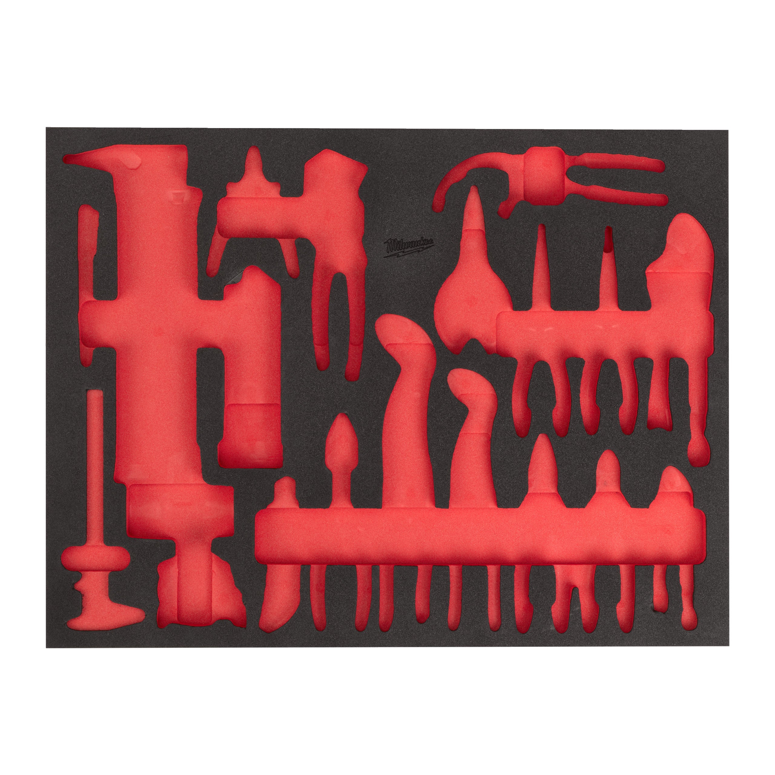 Inserție spumă goală pentru clești și ciocane (20 buc.) pentru dulapurile 46″/36″ Milwaukee REPLACEMENT 20 pc Pliers and Hammer Set Foam Insert 46''/36'', cod 4932502095