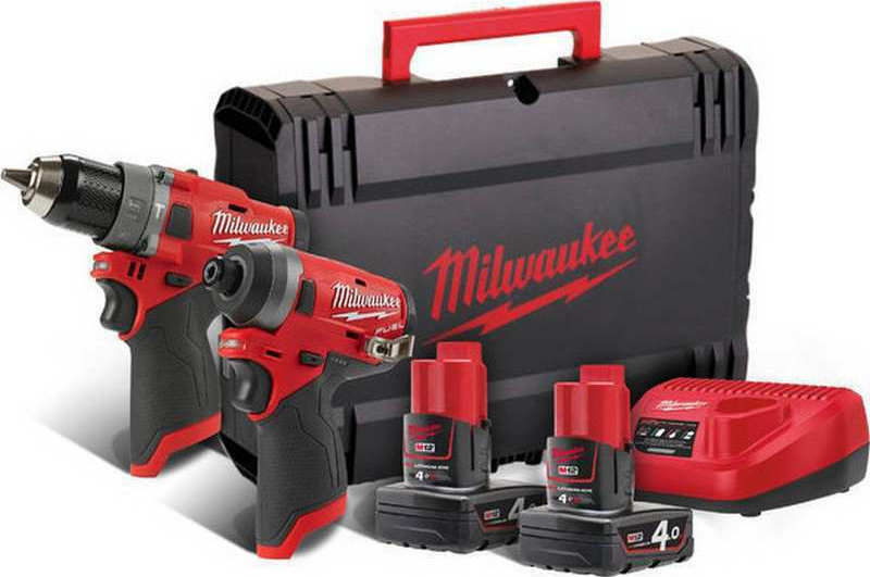 Set Milwaukee M12FPP2A2-402X, cod 4933480587