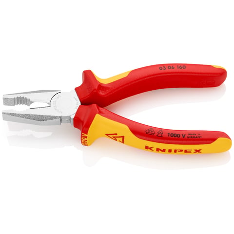 Clești combinați izolați VDE KNIPEX 0306160