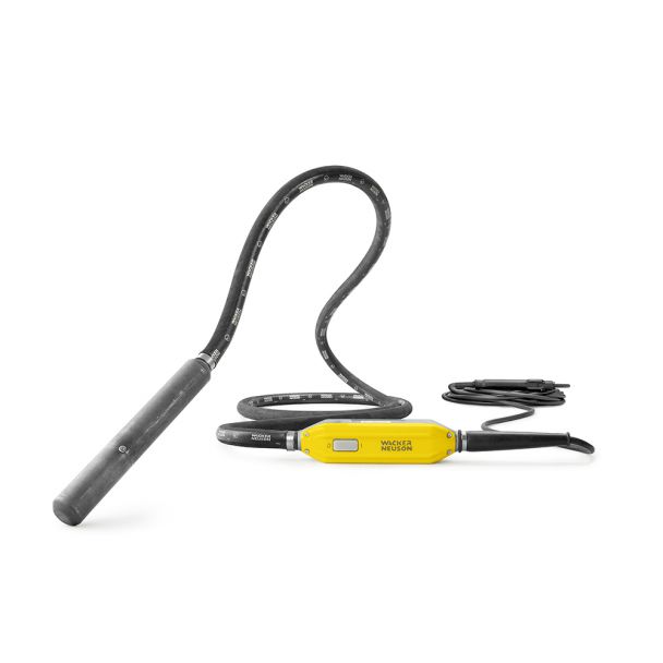 Vibrator de beton cu convertizor integrat Wacker Neuson IRFU45/230, cap vibrant 45 mm, arbore flexibil 5 m, frecvență 200 Hz, cod 5000610024