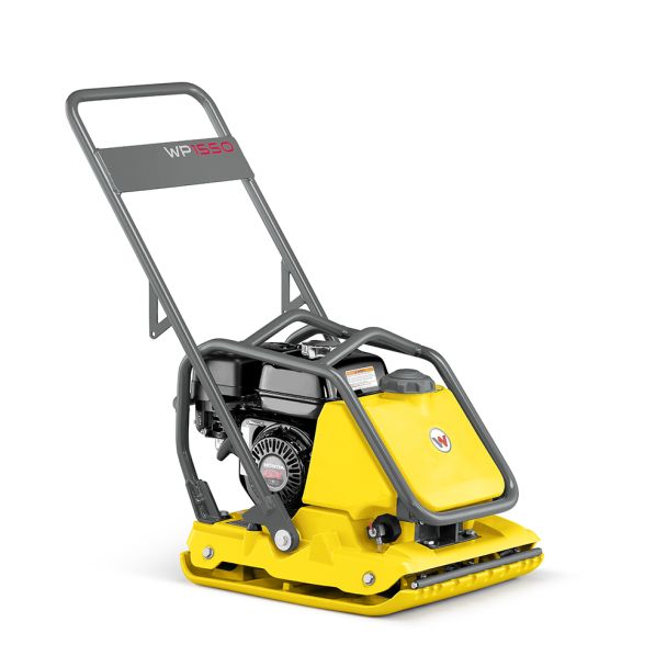 Placă compactoare unidirecțională Wacker Neuson WP1550Aw, 88 kg, 15 kN, cu rezervor de apă, cod 5100062424