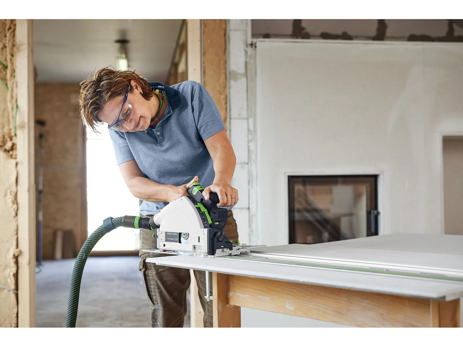 Fierăstrău circular cu acumulator Festool TSC 55 KSEB