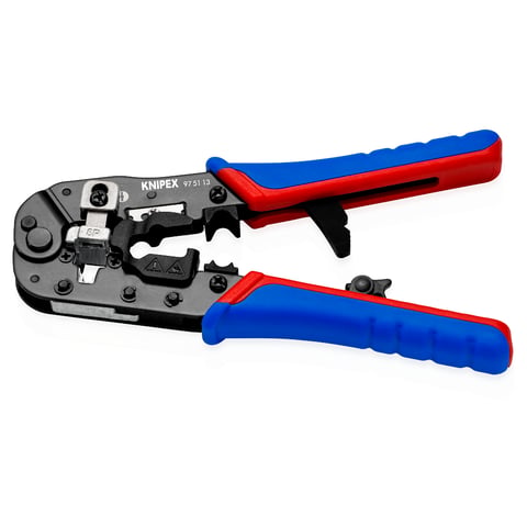 Clești de crimpare pentru mufe RJ45 Western KNIPEX 975113