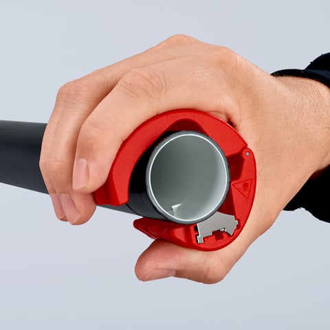 Tăietoare de țevi din plastic și manșoane de etanșare KNIPEX BiX®, cod 902210BK