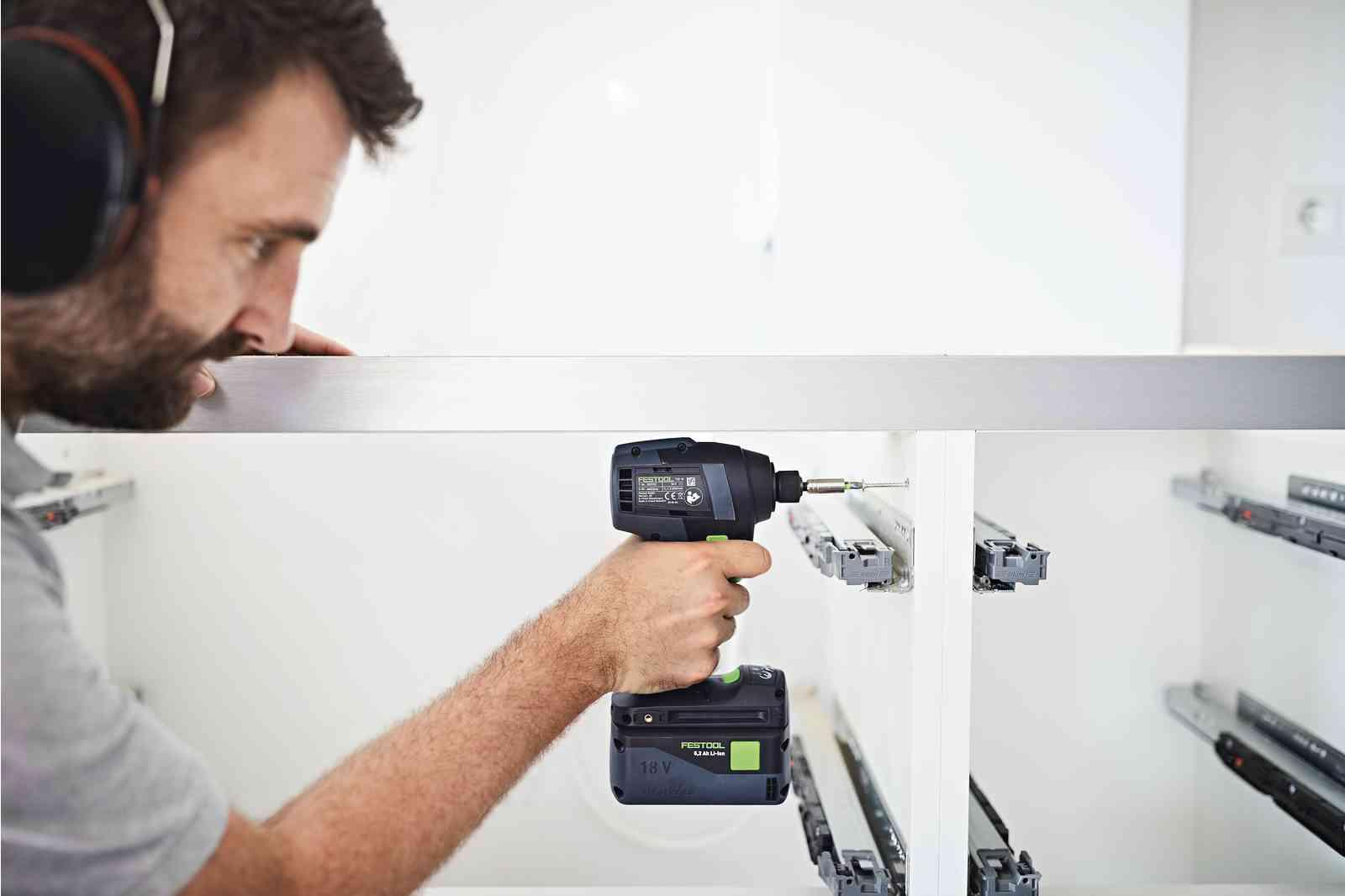Mașină de găurit și înșurubat cu acumulator, 18V, Festool TID 18-Basic, 4,0Ah, cod 577054 - BIG STORE (Dynamic Tools SRL)