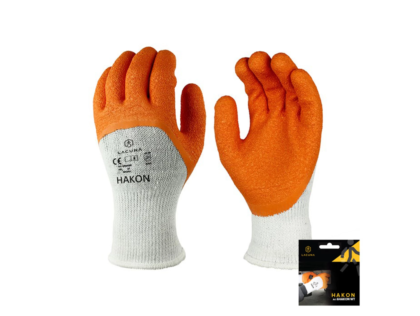 Mănuși cu acoperire latex Lacuna HAKON, mărimea 10