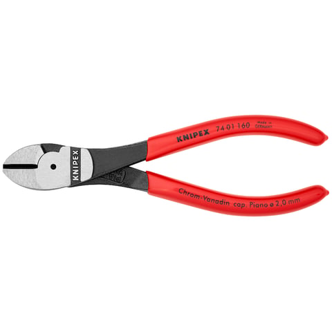 Tăietori diagonali cu pârghie înaltă KNIPEX 7401160