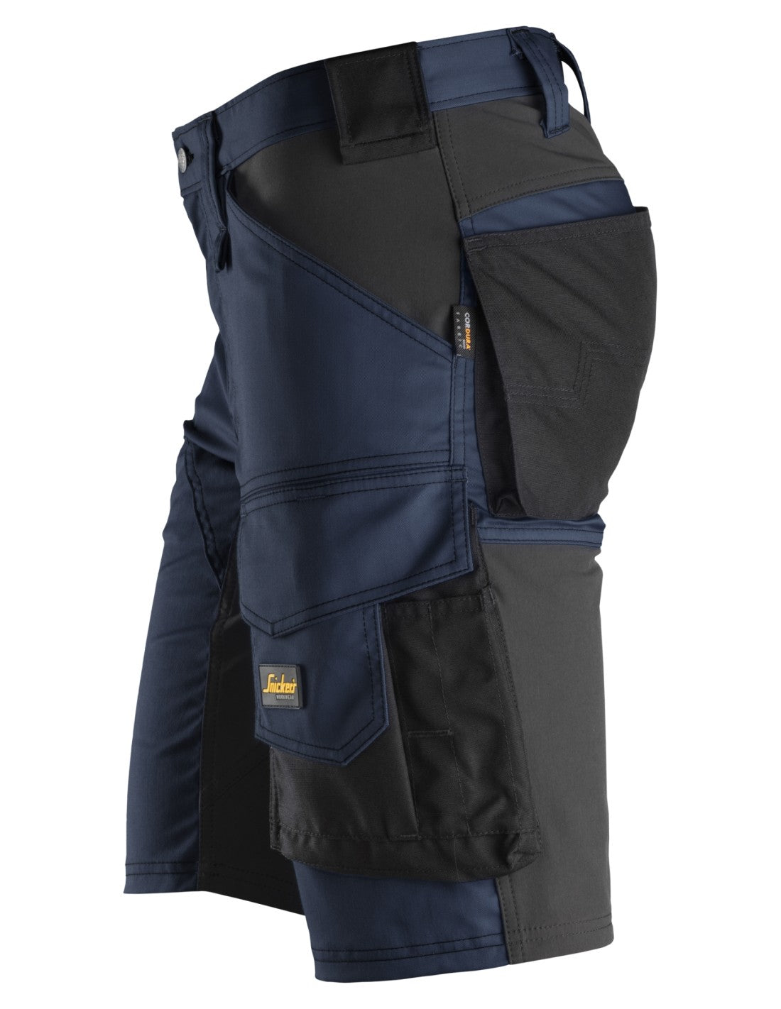 Pantaloni scurți de lucru, stretch, Snickers Workwear, AllroundWork, 6143, Navy/Black