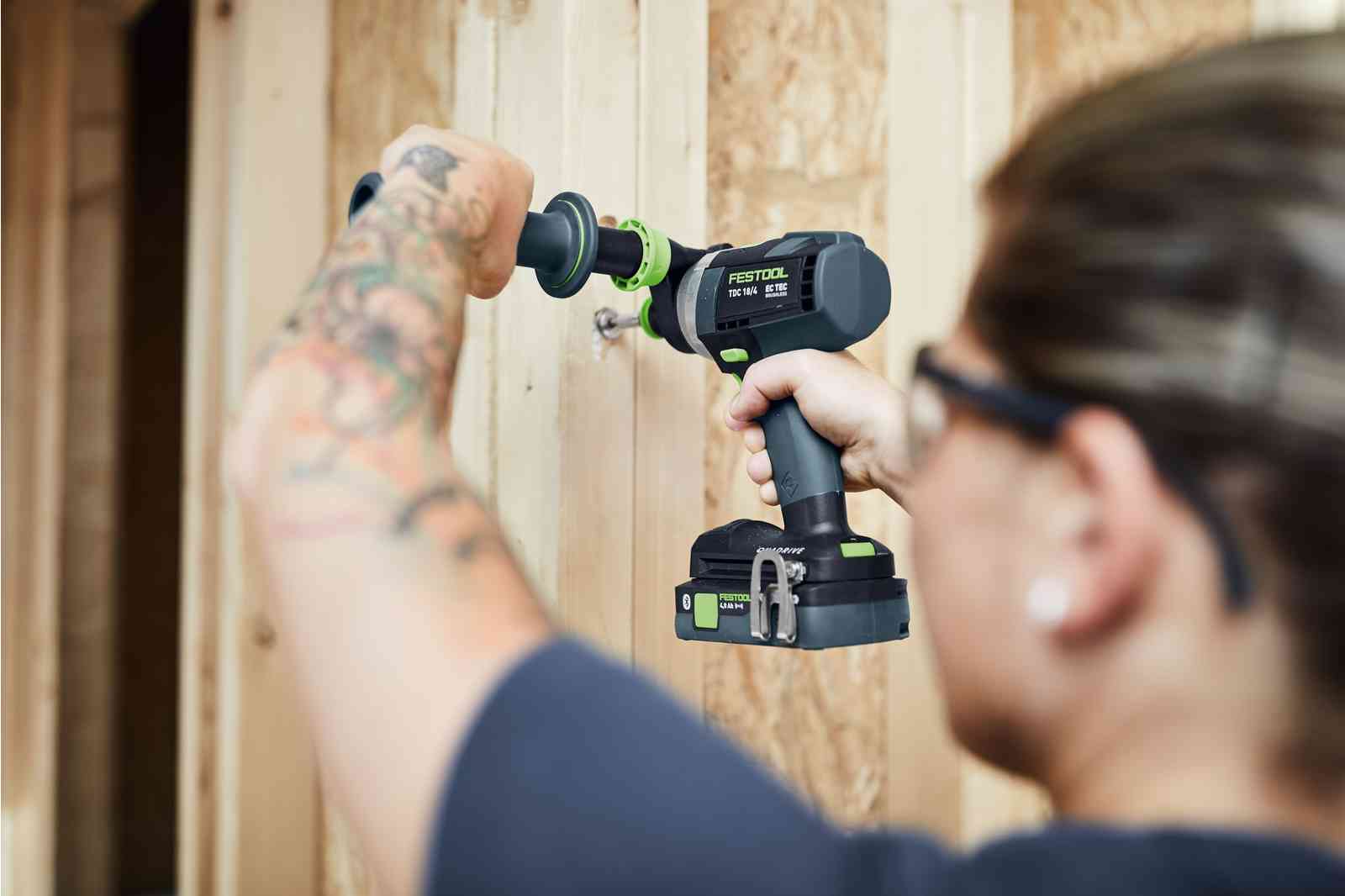 Mașină de găurit și înșurubat cu acumulator, 18V, Festool QUADRIVE TDC 18/4 I-Basic, cod 577052 + acumulator CADOU BP 18 Li 5,2 - BIG STORE (Dynamic Tools SRL)