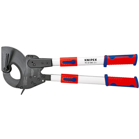Tăietor cabluri cu clichet și mânere telescopice KNIPEX 9532060
