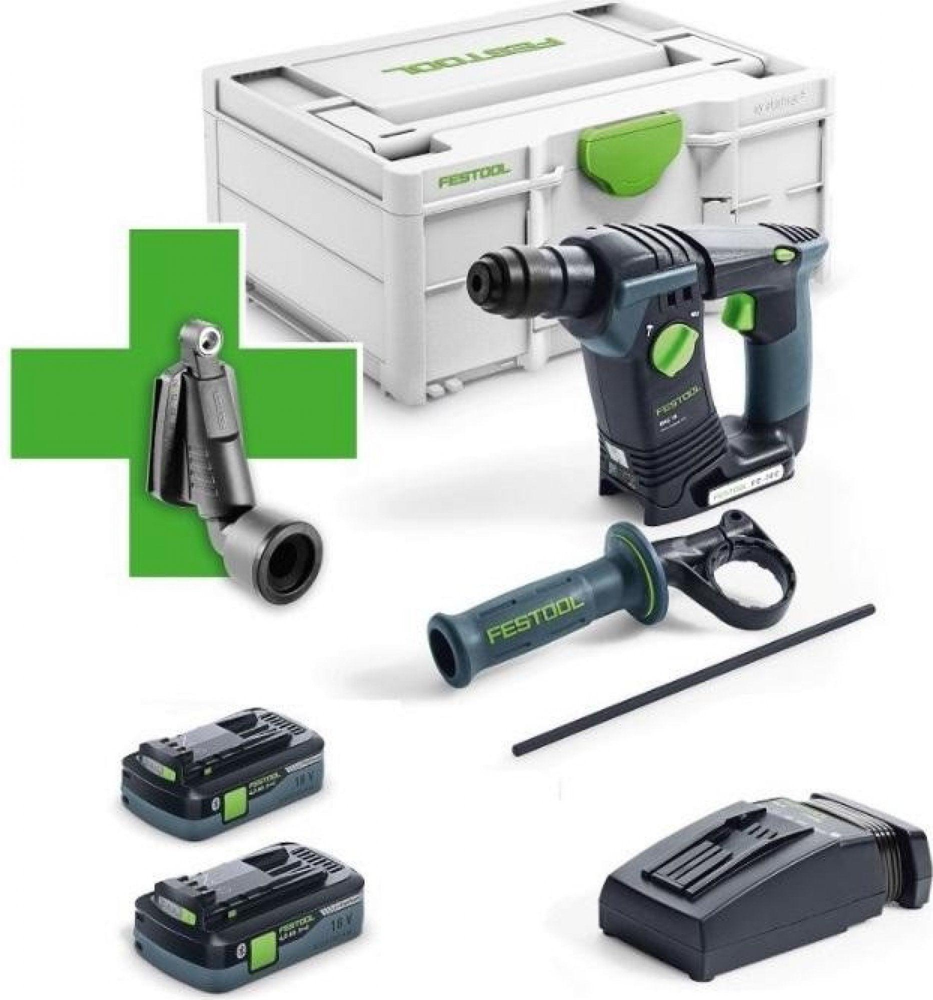 Ciocan rotopercutor cu percuție cu acumulatori Festool BHC 18 HPC 4,0 I-Plus - BIG STORE (Dynamic Tools SRL)