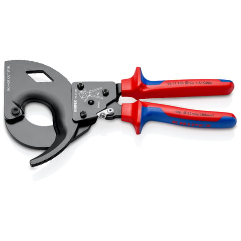 Foarfecă pentru cabluri Knipex (principiul clichetului), cod 9531280