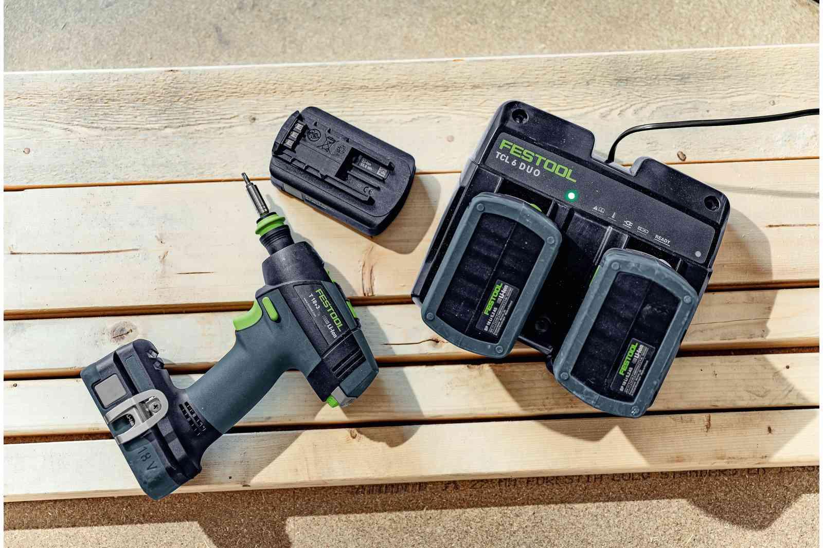 Încărcător rapid de acumulatori Festool TCL 6 DUO, cod 577017 - BIG STORE (Dynamic Tools SRL)